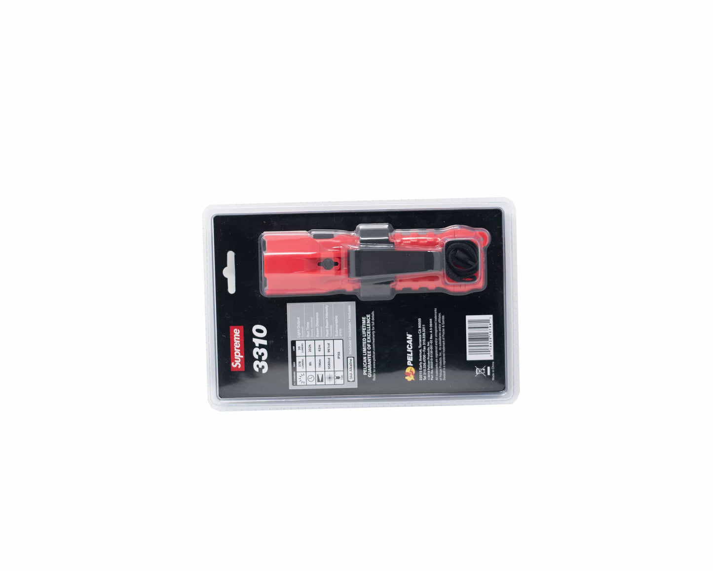 Supreme Pelican 3310PL Flashlight Red - Image 02 - Only at www.BallersClubKickz.com - This Supreme Pelican 3310PL 'Flashlight Red' was featured in SS19.