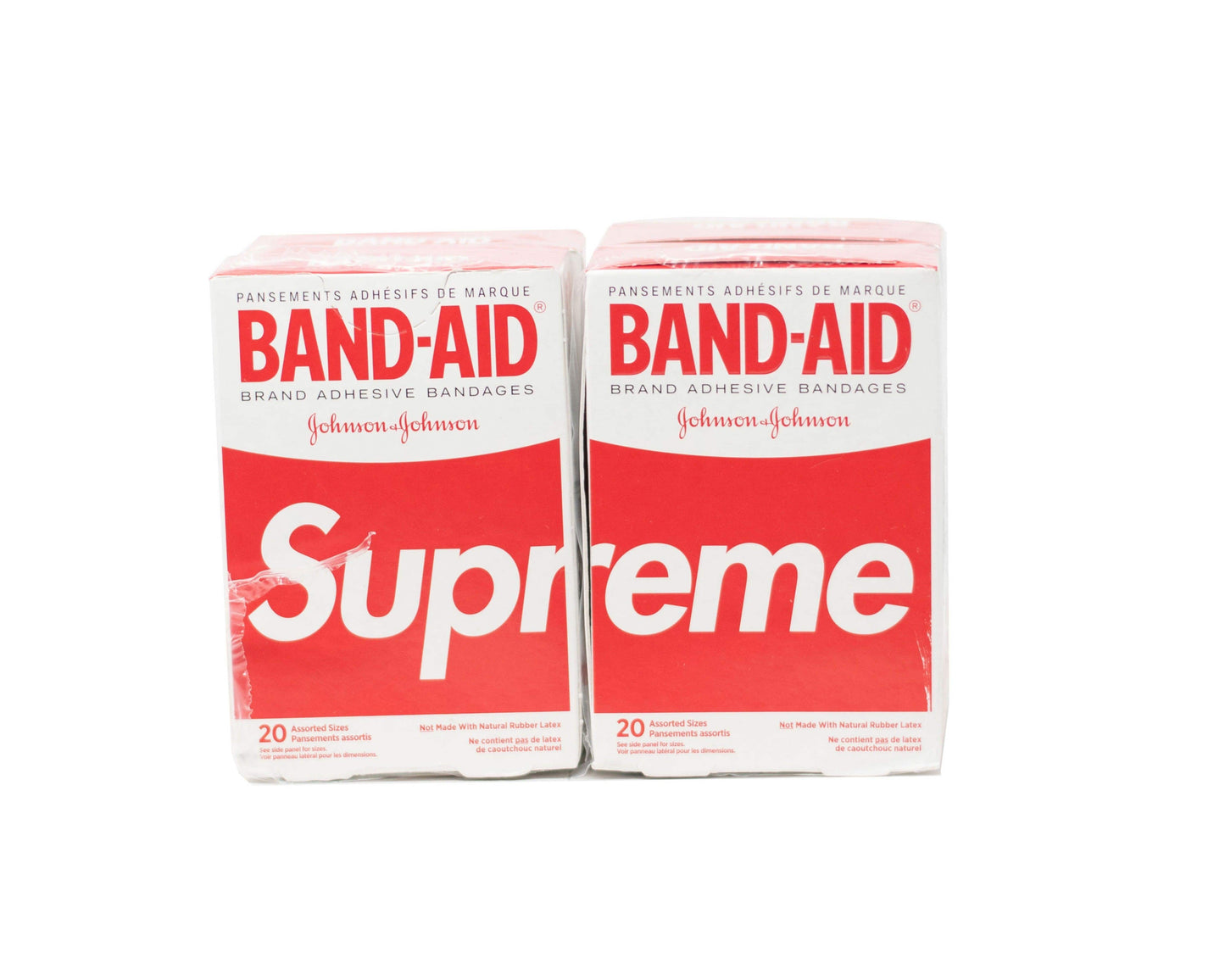 Supreme x Band Aid - Image 01 - Only at www.BallersClubKickz.com - This Supreme x Band Aid was featured in SS19.