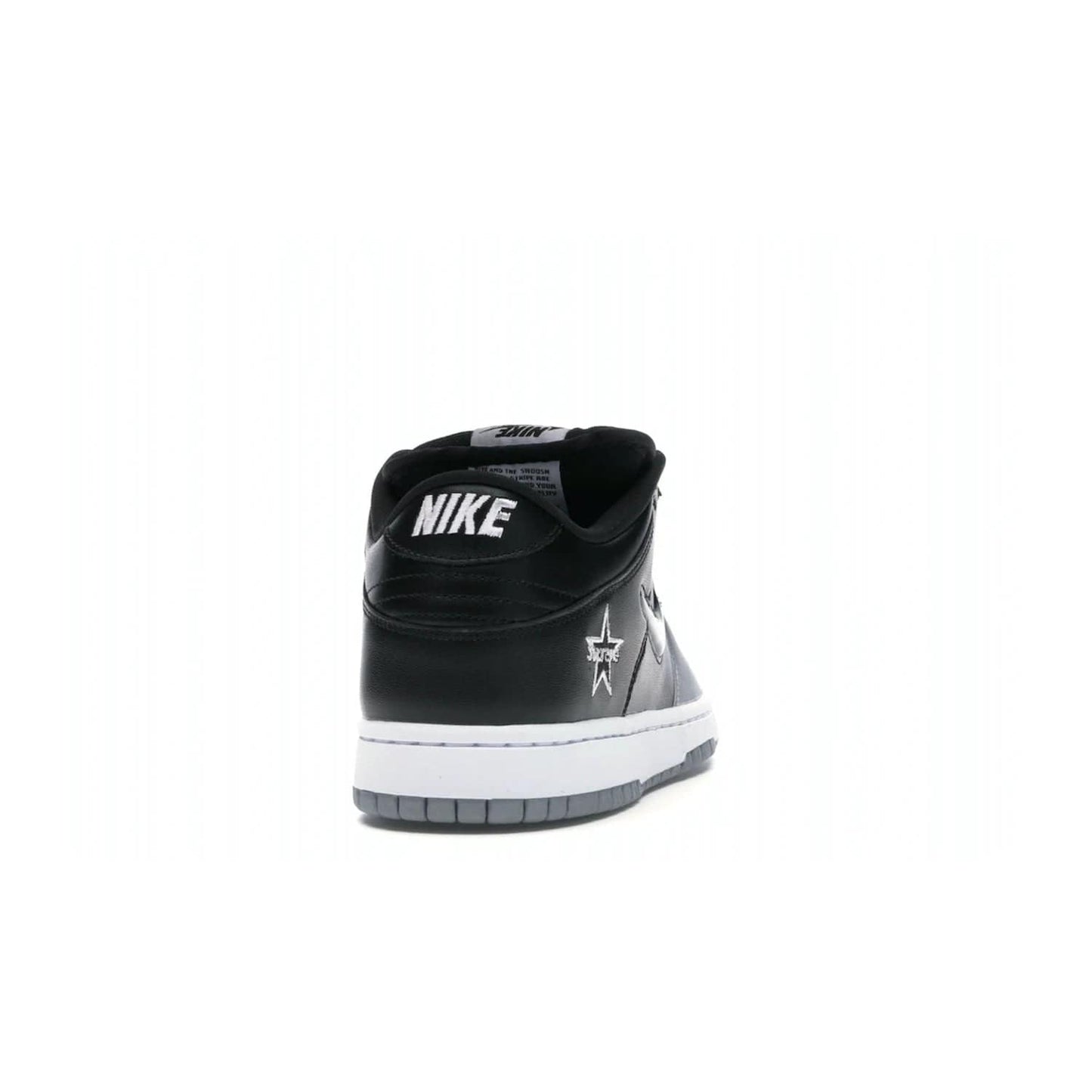 Nike SB Dunk Low Supreme Jewel Swoosh Silver - Image 29 - Only at www.BallersClubKickz.com - This Metallic Silver/Metallic Silver-Black Nike SB Dunk Low Supreme Jewel Swoosh Silver brings a flashy design to the iconic SB Dunk. Released in 2019, this is a must-have for any collection.