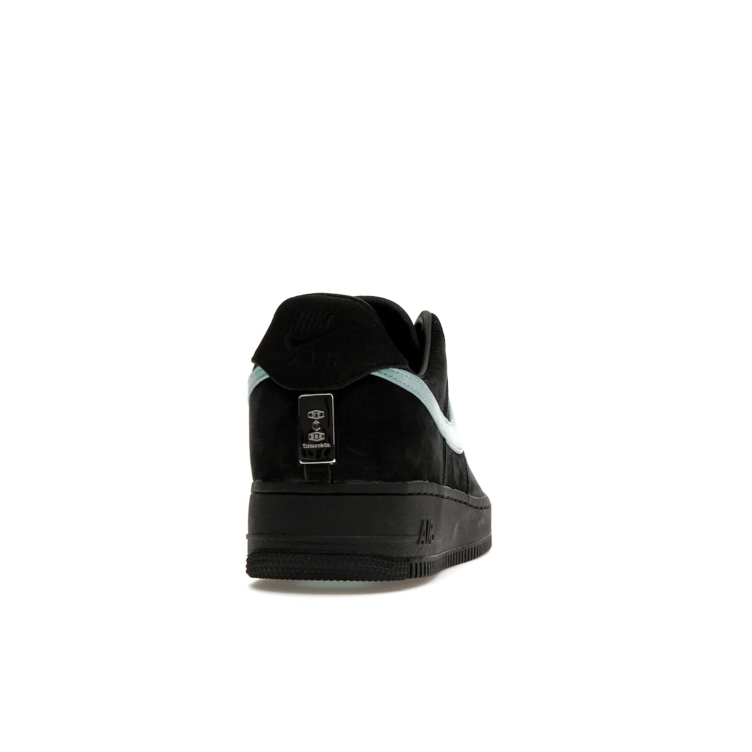 Nike Air Force 1 Low Tiffany & Co. 1837 - Image 29 - Only at www.BallersClubKickz.com - Nike & Tiffany & Co. collaborate on an exclusive sterling silver sneaker, the Air Force 1 Low Tiffany & Co. 1837. Featuring a suede uppr, Tiffany Blue Swoosh and "Tiffany" cursive branding, this pair of AF1s offers an opulent fusion of athleisure and luxury fashion. Release date March 2023.