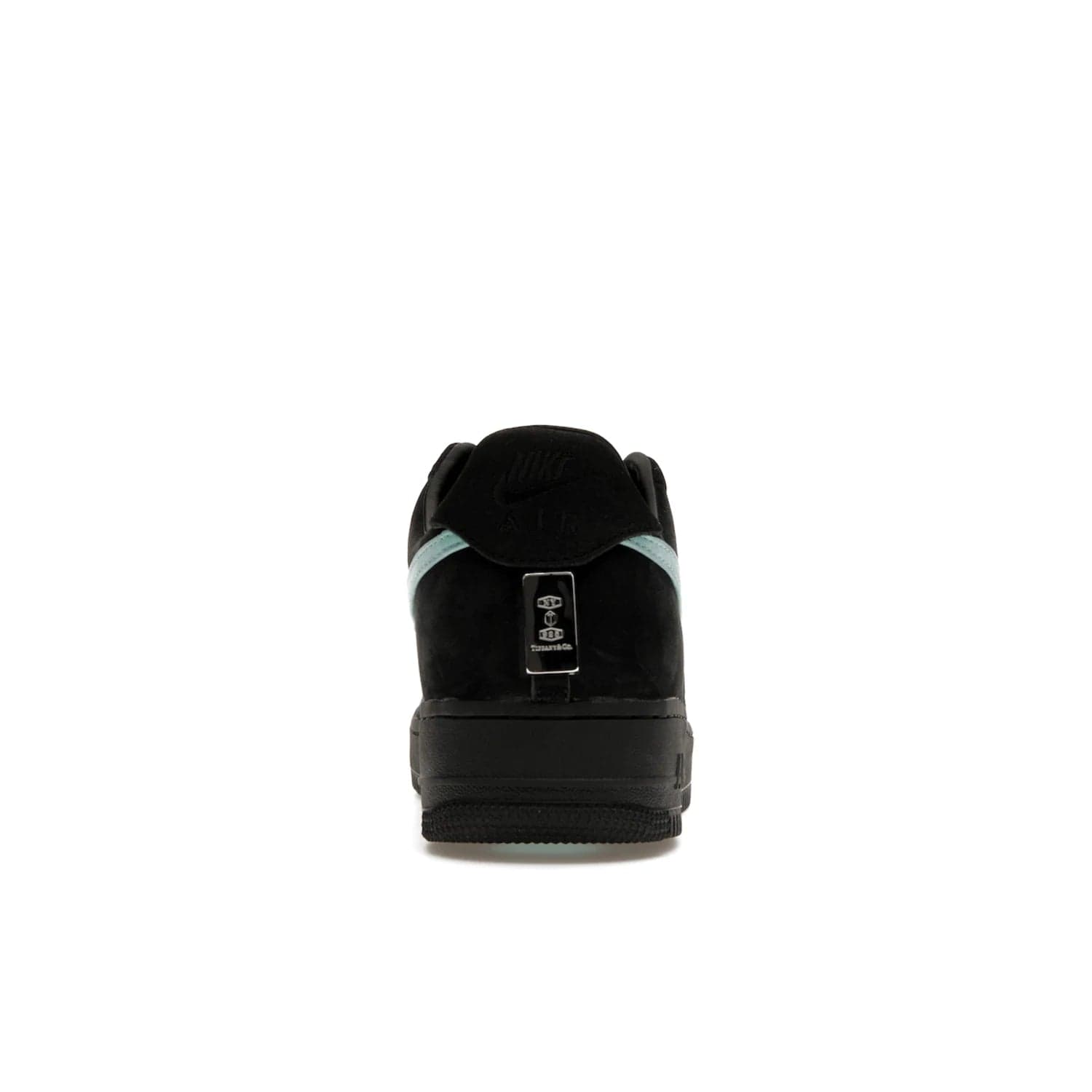 Nike Air Force 1 Low Tiffany & Co. 1837 - Image 28 - Only at www.BallersClubKickz.com - Nike & Tiffany & Co. collaborate on an exclusive sterling silver sneaker, the Air Force 1 Low Tiffany & Co. 1837. Featuring a suede uppr, Tiffany Blue Swoosh and "Tiffany" cursive branding, this pair of AF1s offers an opulent fusion of athleisure and luxury fashion. Release date March 2023.