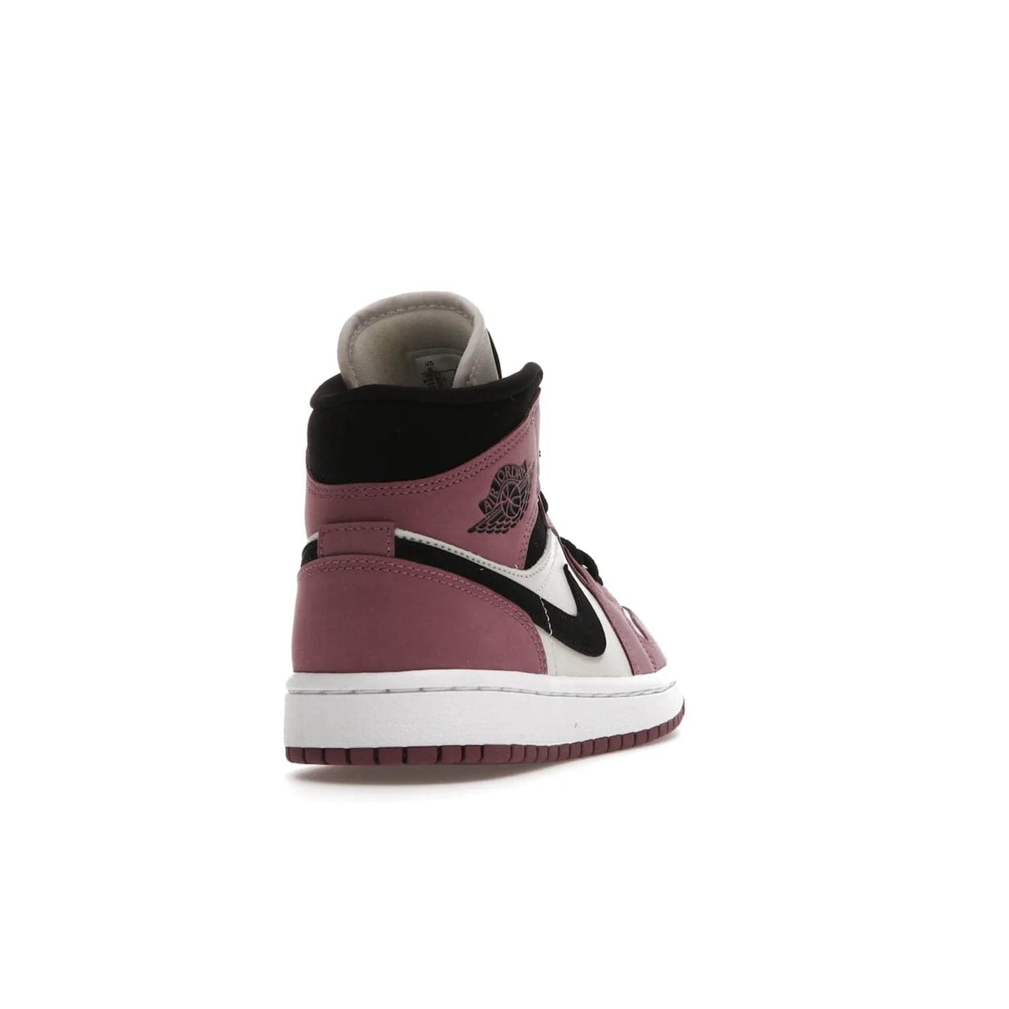Jordan 1 Mid SE Light Mulberry (Women's) - Image 30 - Only at www.BallersClubKickz.com - Classic style meets performance with the Air Jordan 1 Mid Light Mulberry (Women's). Sleek leather overlays and light bone detailing bring out the best of this classic sneaker, perfect for the active woman on-the-go. Available March 2022.