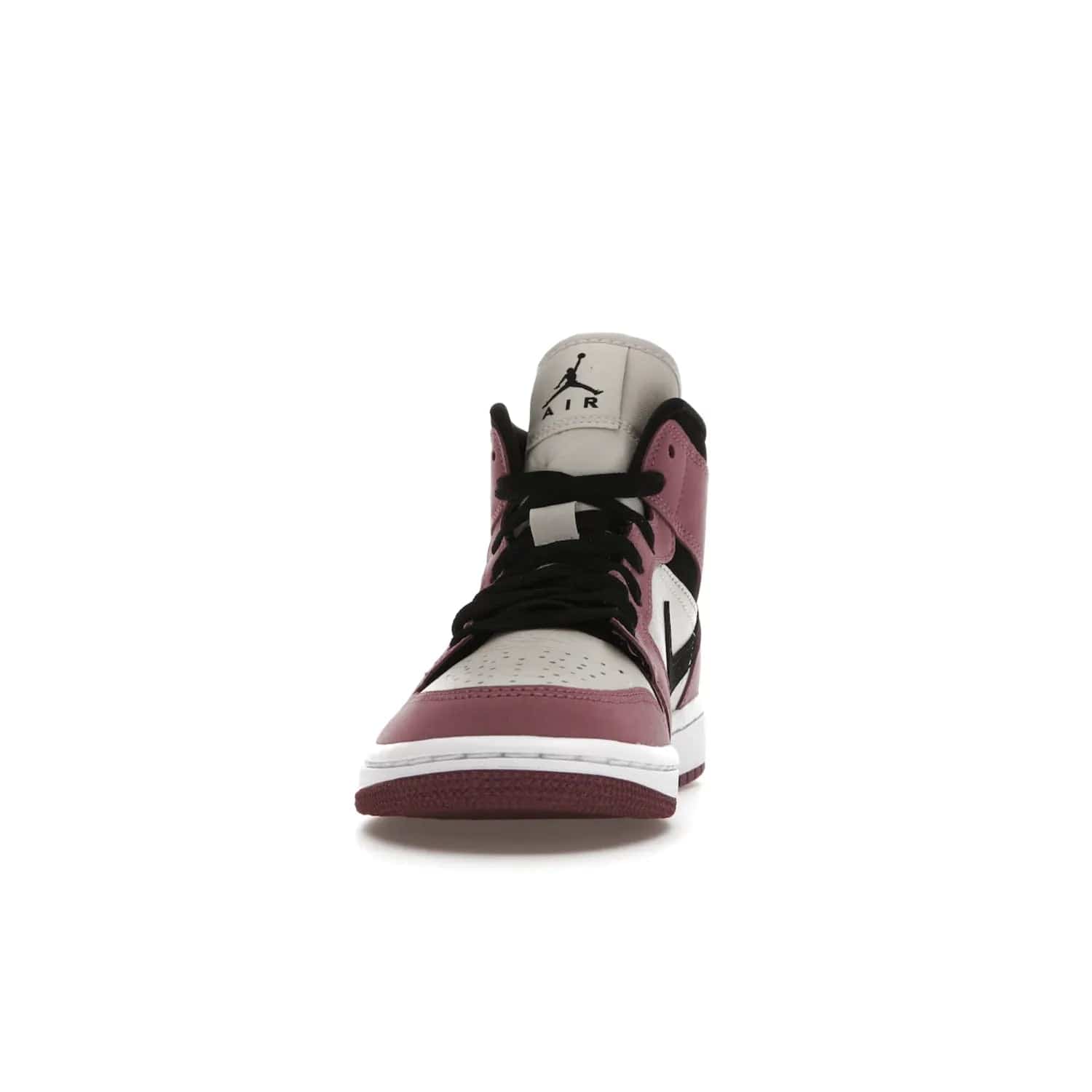 Jordan 1 Mid SE Light Mulberry (Women's) - Image 11 - Only at www.BallersClubKickz.com - Classic style meets performance with the Air Jordan 1 Mid Light Mulberry (Women's). Sleek leather overlays and light bone detailing bring out the best of this classic sneaker, perfect for the active woman on-the-go. Available March 2022.