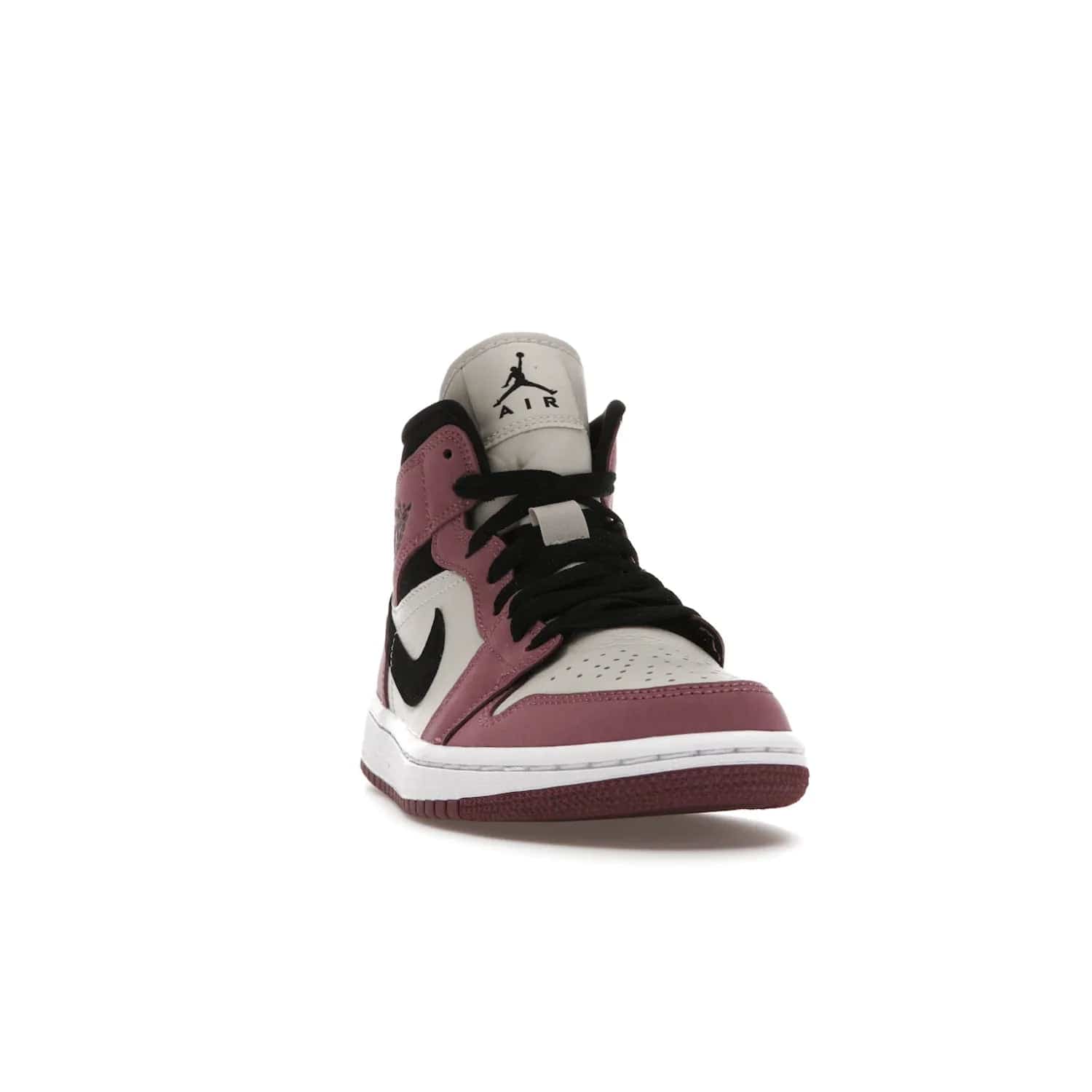 Jordan 1 Mid SE Light Mulberry (Women's) - Image 8 - Only at www.BallersClubKickz.com - Classic style meets performance with the Air Jordan 1 Mid Light Mulberry (Women's). Sleek leather overlays and light bone detailing bring out the best of this classic sneaker, perfect for the active woman on-the-go. Available March 2022.