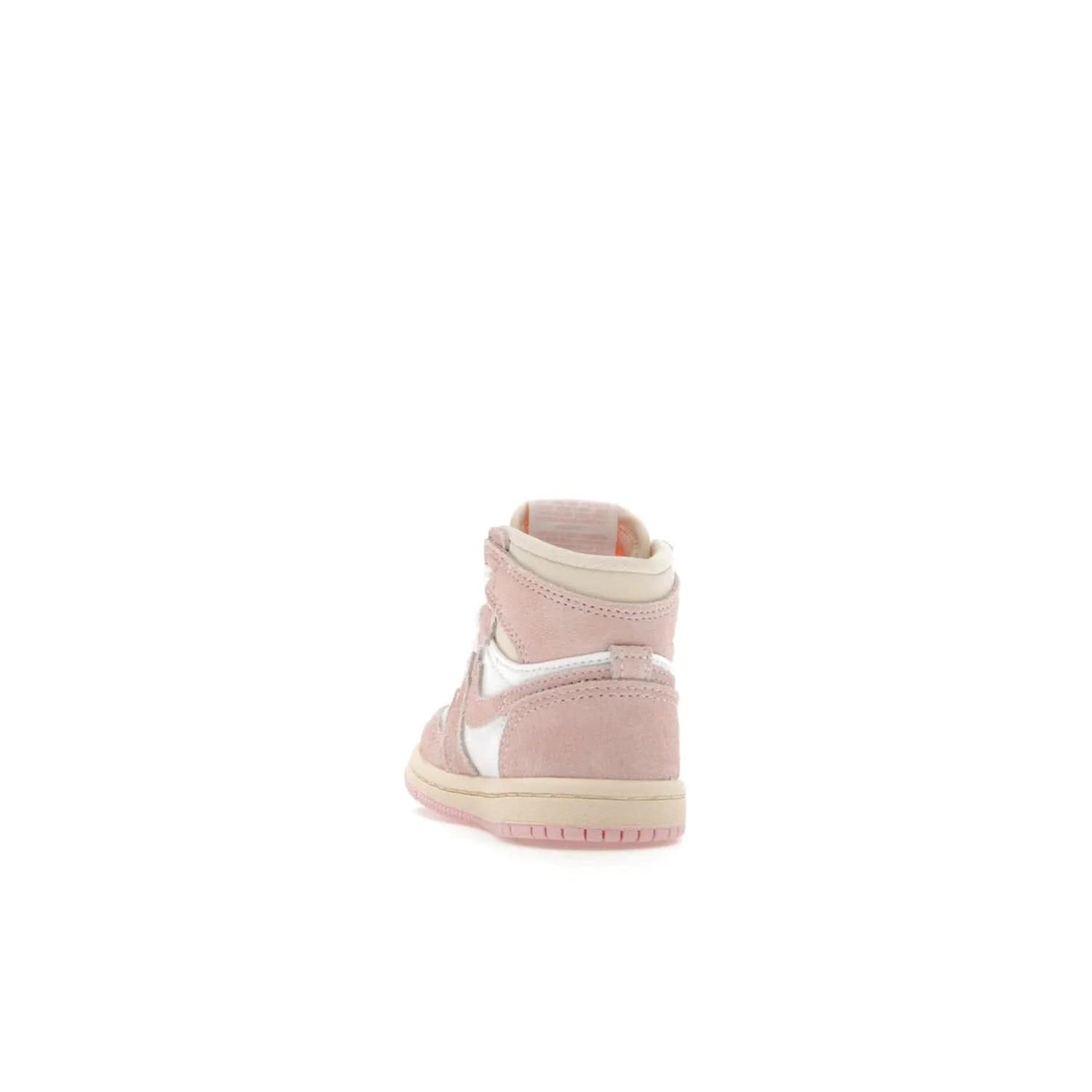 Jordan 1 Retro High OG Washed Pink (TD) - Image 26 - Only at www.BallersClubKickz.com - Retro style meets modern comfort: Introducing the Jordan 1 High OG Washed Pink (TD). Combining Atmosphere/White/Muslin/Sail colors with a high-rise silhouette, these shoes will be an instant classic when they release April 22, 2023.