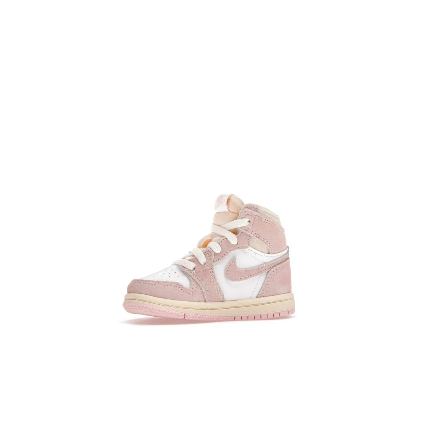 Jordan 1 Retro High OG Washed Pink (TD) - Image 17 - Only at www.BallersClubKickz.com - Retro style meets modern comfort: Introducing the Jordan 1 High OG Washed Pink (TD). Combining Atmosphere/White/Muslin/Sail colors with a high-rise silhouette, these shoes will be an instant classic when they release April 22, 2023.