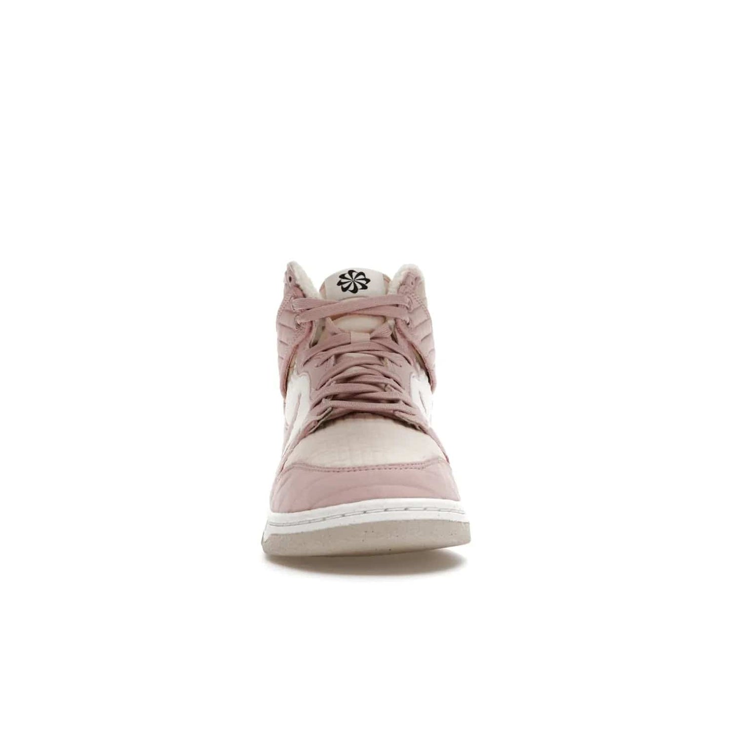 Nike Dunk High LX Next Nature Pink Oxford (Women's) - Image 10 - Only at www.BallersClubKickz.com - Cozy up in the Nike Dunk High LX Next Nature Pink Oxford for Women. Quilted upper, white midsole, soft fleece interior provide warmth and comfort for cold winter nights.
