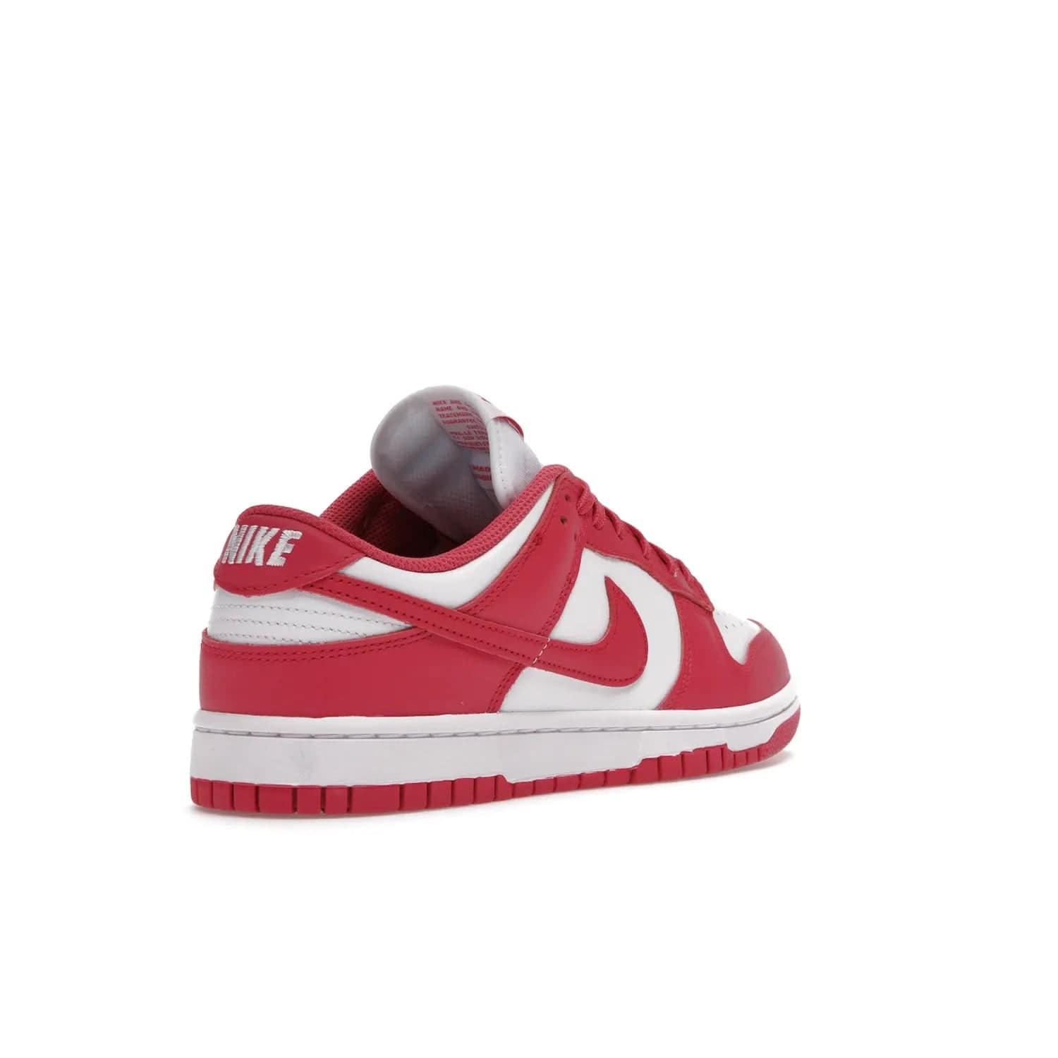 Nike Dunk Low Archeo Pink (Women's) - Image 32 - Only at www.BallersClubKickz.com - Introducing the stylish and comfortable Nike Dunk Low Archeo Pink (Women's). White/Archeo Pink colorway with white leather upper, pink overlays and Swooshes. Get yours now!