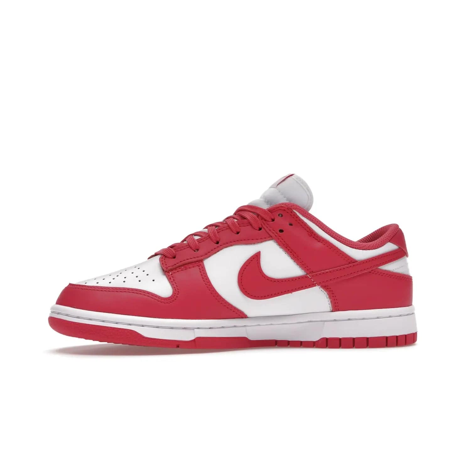 Nike Dunk Low Archeo Pink (Women's) - Image 18 - Only at www.BallersClubKickz.com - Introducing the stylish and comfortable Nike Dunk Low Archeo Pink (Women's). White/Archeo Pink colorway with white leather upper, pink overlays and Swooshes. Get yours now!