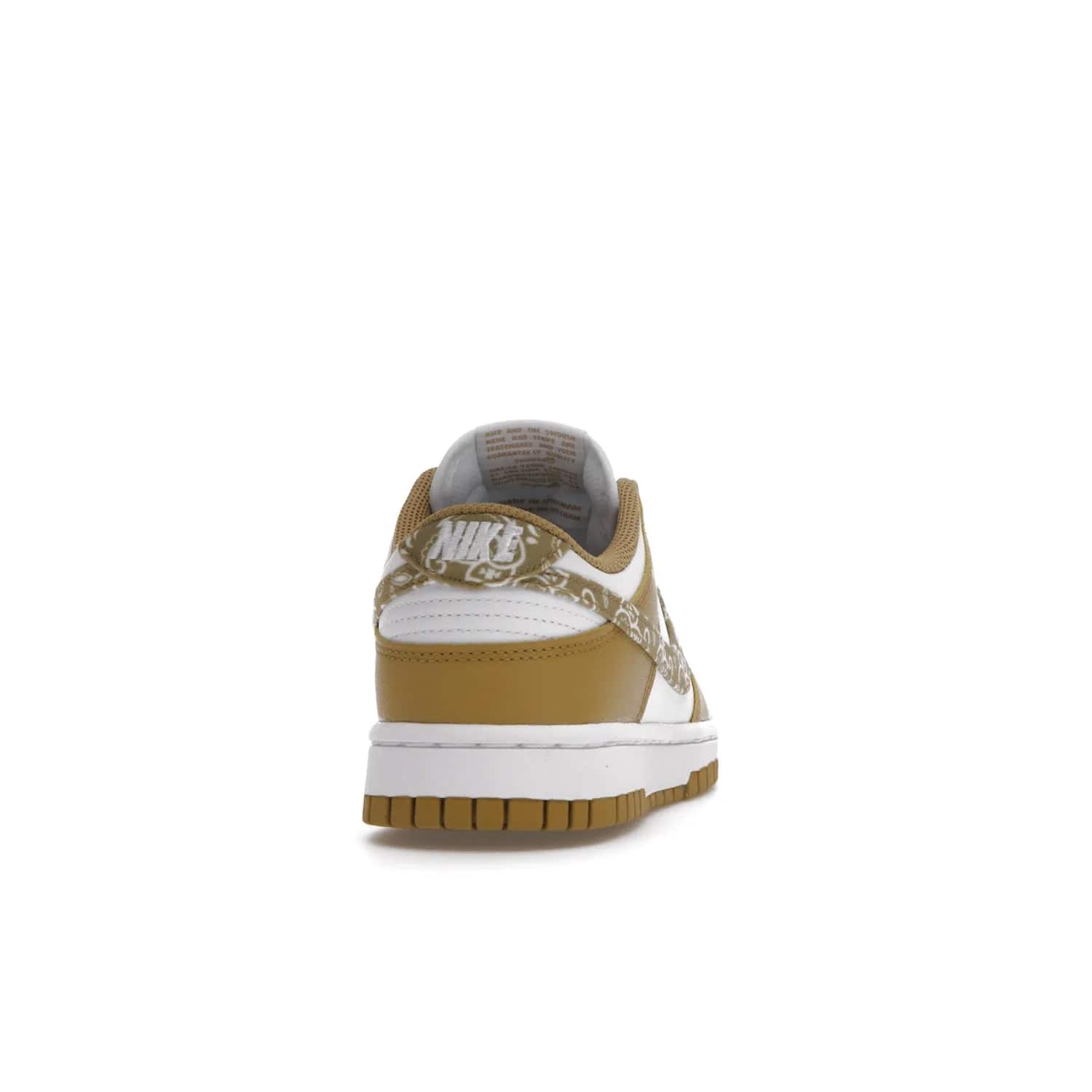 Nike Dunk Low Essential Paisley Pack Barley (Women's) - Image 29 - Only at www.BallersClubKickz.com - Shop the Nike Dunk Low Essential Paisley Pack Barley. Featuring a white midsole, white base, and barley-colored leather patches, this modern and lightweight shoe model released in July 2022 is sure to elevate your style.