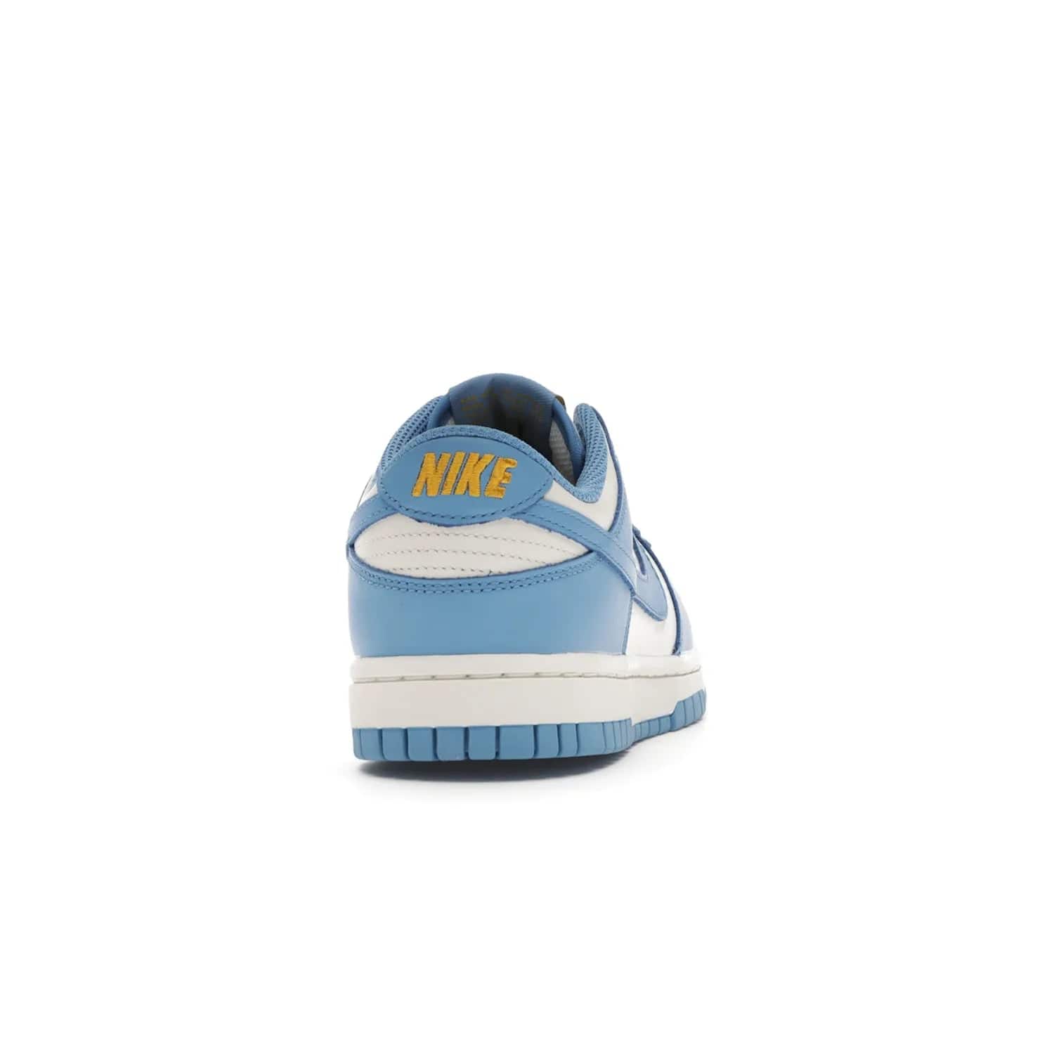 Nike Dunk Low Coast (Women's) - Image 29 - Only at www.BallersClubKickz.com - Iconic UCLA colors honor the west coast with the Nike Dunk Low Coast (Women's), a bold combo of light blue, white and yellow. Light leather upper with white midsole and light EVA outsole offer a modern twist. Released Feb 2021 for $100.
