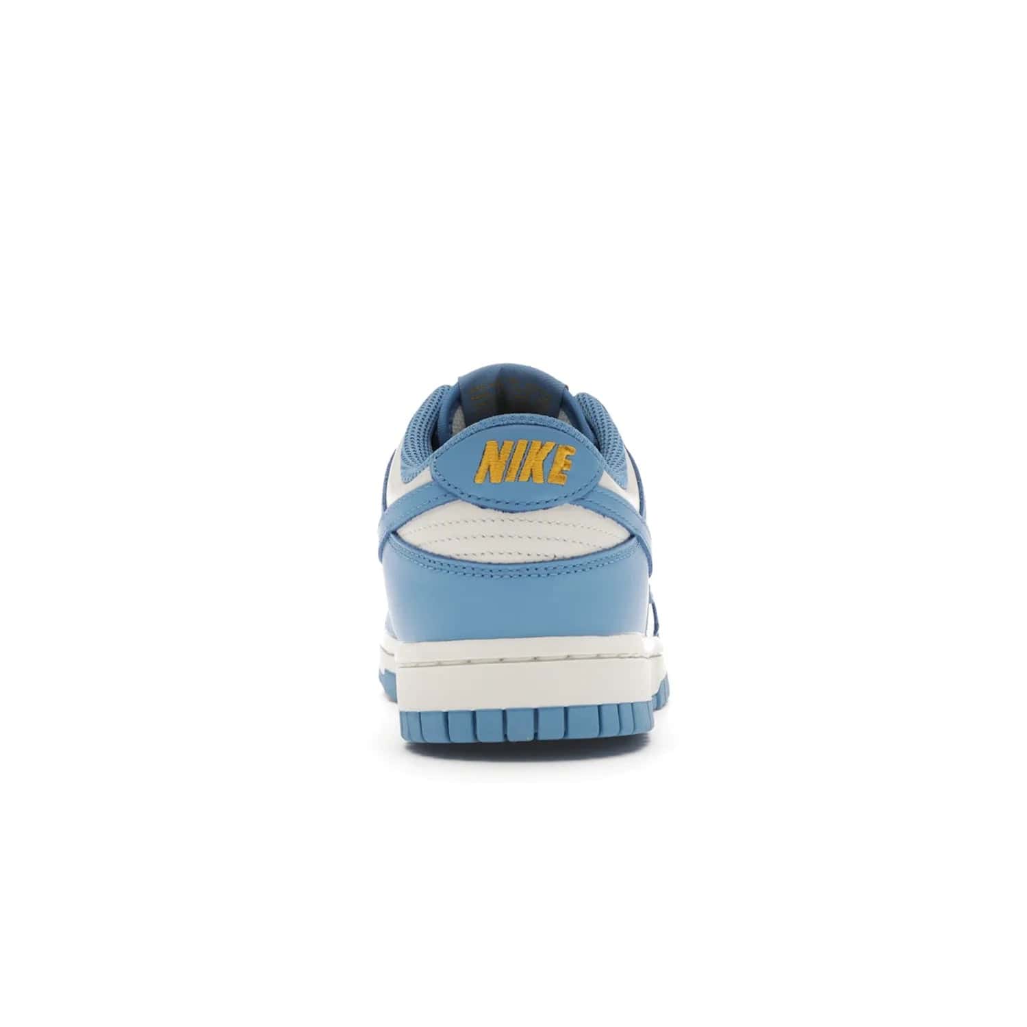 Nike Dunk Low Coast (Women's) - Image 28 - Only at www.BallersClubKickz.com - Iconic UCLA colors honor the west coast with the Nike Dunk Low Coast (Women's), a bold combo of light blue, white and yellow. Light leather upper with white midsole and light EVA outsole offer a modern twist. Released Feb 2021 for $100.