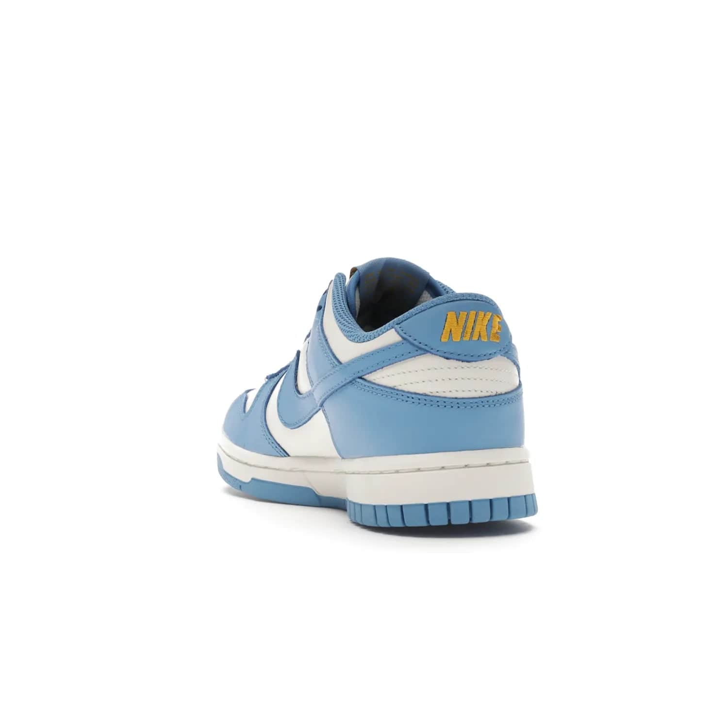 Nike Dunk Low Coast (Women's) - Image 26 - Only at www.BallersClubKickz.com - Iconic UCLA colors honor the west coast with the Nike Dunk Low Coast (Women's), a bold combo of light blue, white and yellow. Light leather upper with white midsole and light EVA outsole offer a modern twist. Released Feb 2021 for $100.