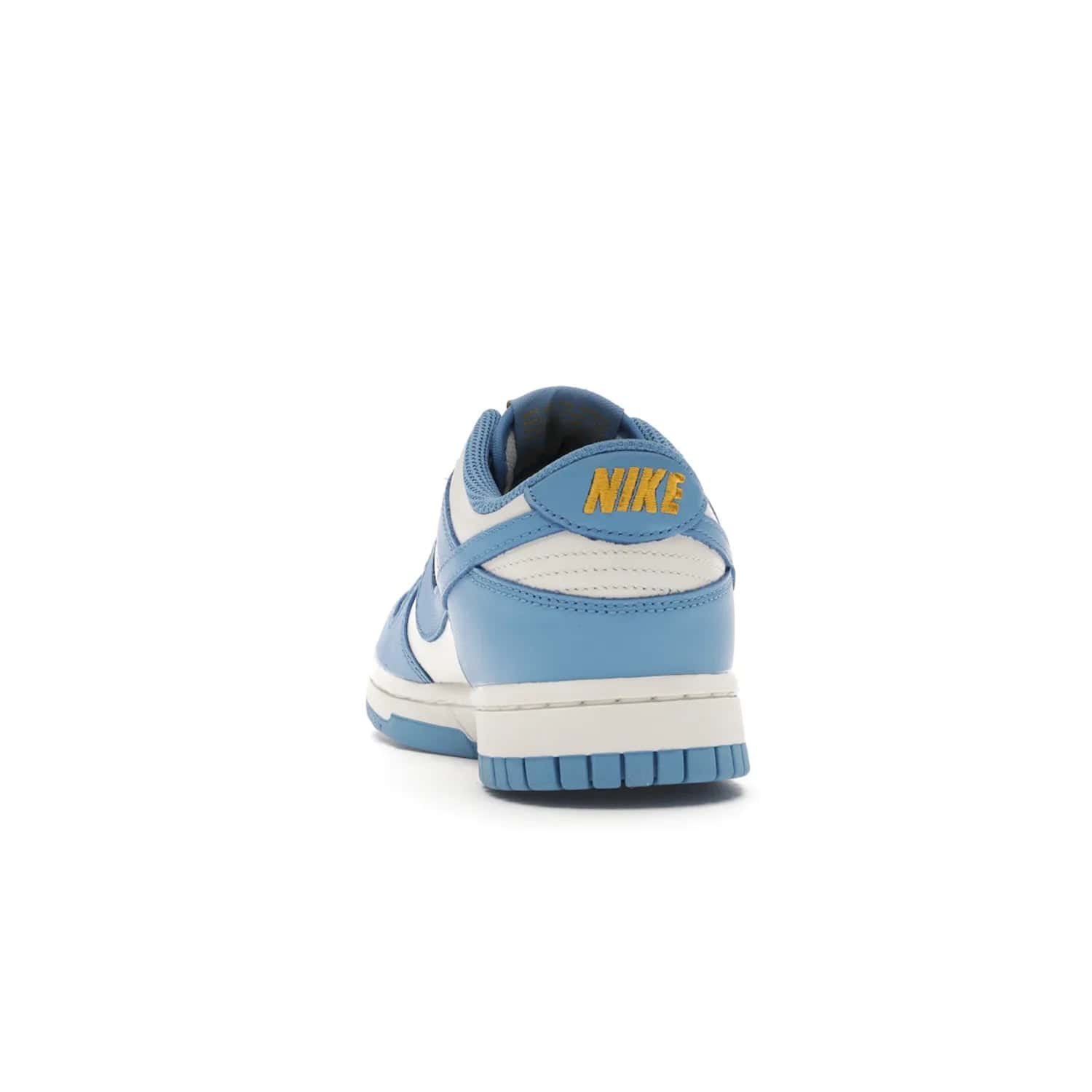 Nike Dunk Low Coast (Women's) - Image 27 - Only at www.BallersClubKickz.com - Iconic UCLA colors honor the west coast with the Nike Dunk Low Coast (Women's), a bold combo of light blue, white and yellow. Light leather upper with white midsole and light EVA outsole offer a modern twist. Released Feb 2021 for $100.