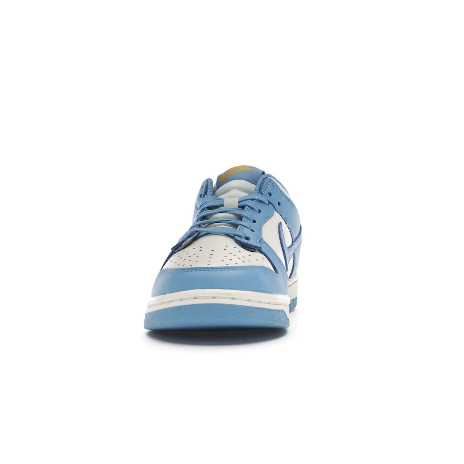 Nike Dunk Low Coast (Women's) - Image 11 - Only at www.BallersClubKickz.com - Iconic UCLA colors honor the west coast with the Nike Dunk Low Coast (Women's), a bold combo of light blue, white and yellow. Light leather upper with white midsole and light EVA outsole offer a modern twist. Released Feb 2021 for $100.