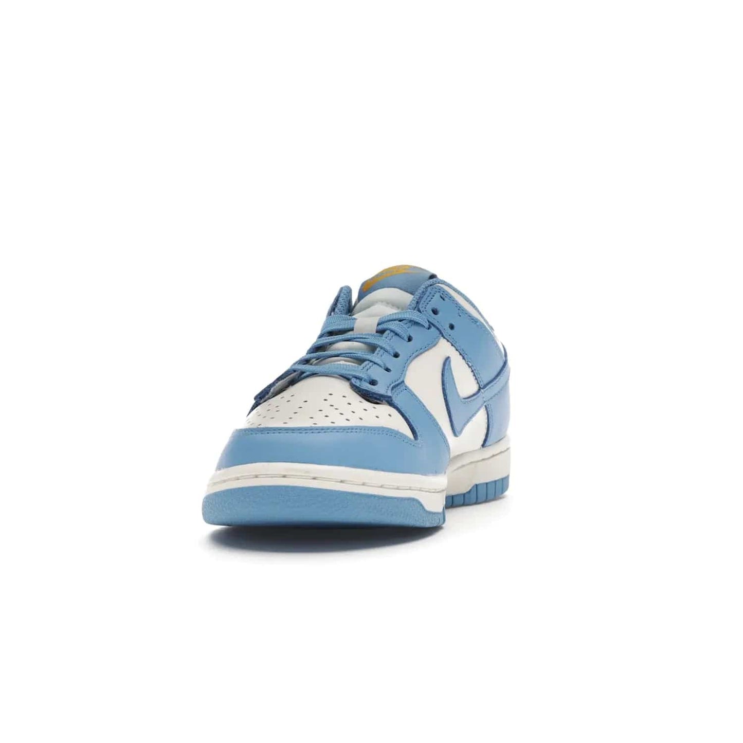 Nike Dunk Low Coast (Women's) - Image 12 - Only at www.BallersClubKickz.com - Iconic UCLA colors honor the west coast with the Nike Dunk Low Coast (Women's), a bold combo of light blue, white and yellow. Light leather upper with white midsole and light EVA outsole offer a modern twist. Released Feb 2021 for $100.