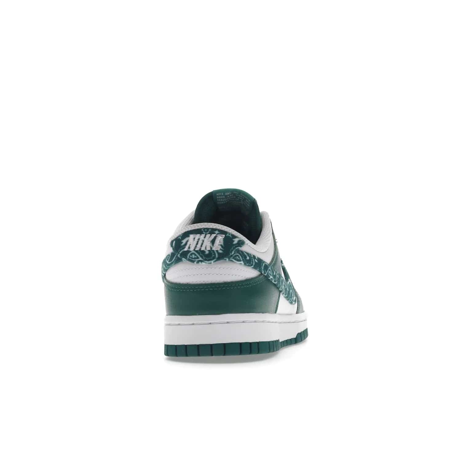 Nike Dunk Low Essential Paisley Pack Green (Women's) - Image 29 - Only at www.BallersClubKickz.com - Get the iconic Nike Dunk Low Essential Paisley Pack Green W. This 2021 sneaker is a must-have! Featuring bandana prints, perforated toe box, and designed outsole for grip. Get it on 10th March for $120.