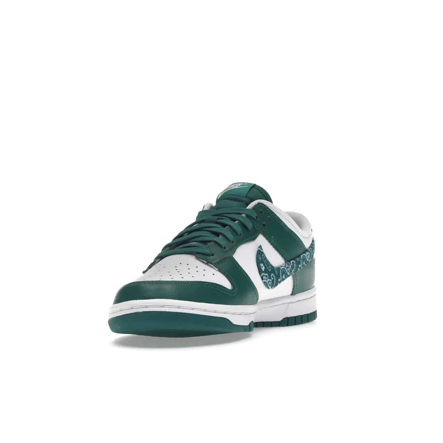 Nike Dunk Low Essential Paisley Pack Green (Women's) - Image 13 - Only at www.BallersClubKickz.com - Get the iconic Nike Dunk Low Essential Paisley Pack Green W. This 2021 sneaker is a must-have! Featuring bandana prints, perforated toe box, and designed outsole for grip. Get it on 10th March for $120.