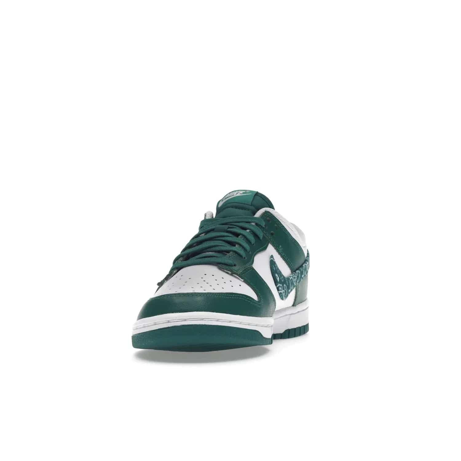 Nike Dunk Low Essential Paisley Pack Green (Women's) - Image 12 - Only at www.BallersClubKickz.com - Get the iconic Nike Dunk Low Essential Paisley Pack Green W. This 2021 sneaker is a must-have! Featuring bandana prints, perforated toe box, and designed outsole for grip. Get it on 10th March for $120.