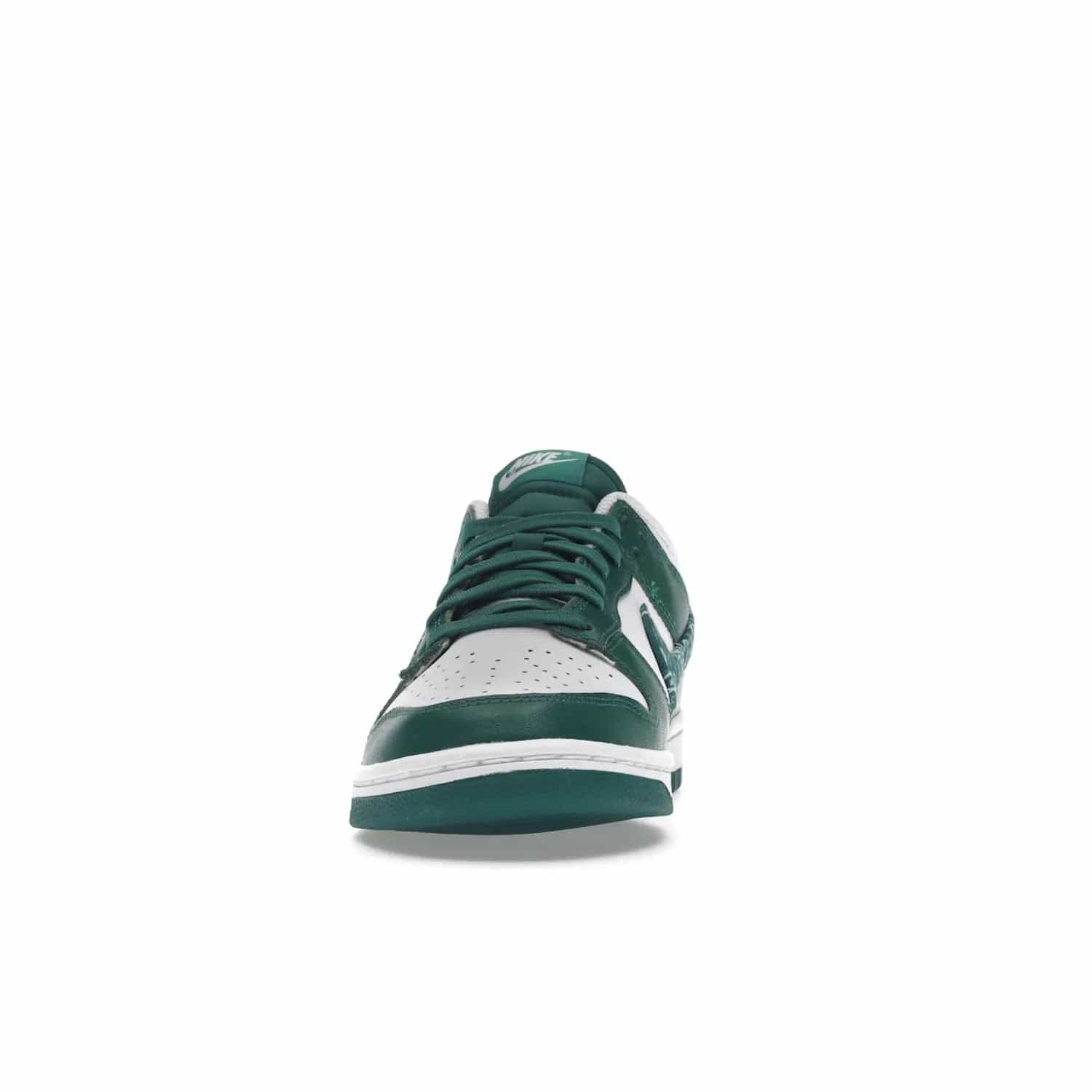 Nike Dunk Low Essential Paisley Pack Green (Women's) - Image 11 - Only at www.BallersClubKickz.com - Get the iconic Nike Dunk Low Essential Paisley Pack Green W. This 2021 sneaker is a must-have! Featuring bandana prints, perforated toe box, and designed outsole for grip. Get it on 10th March for $120.