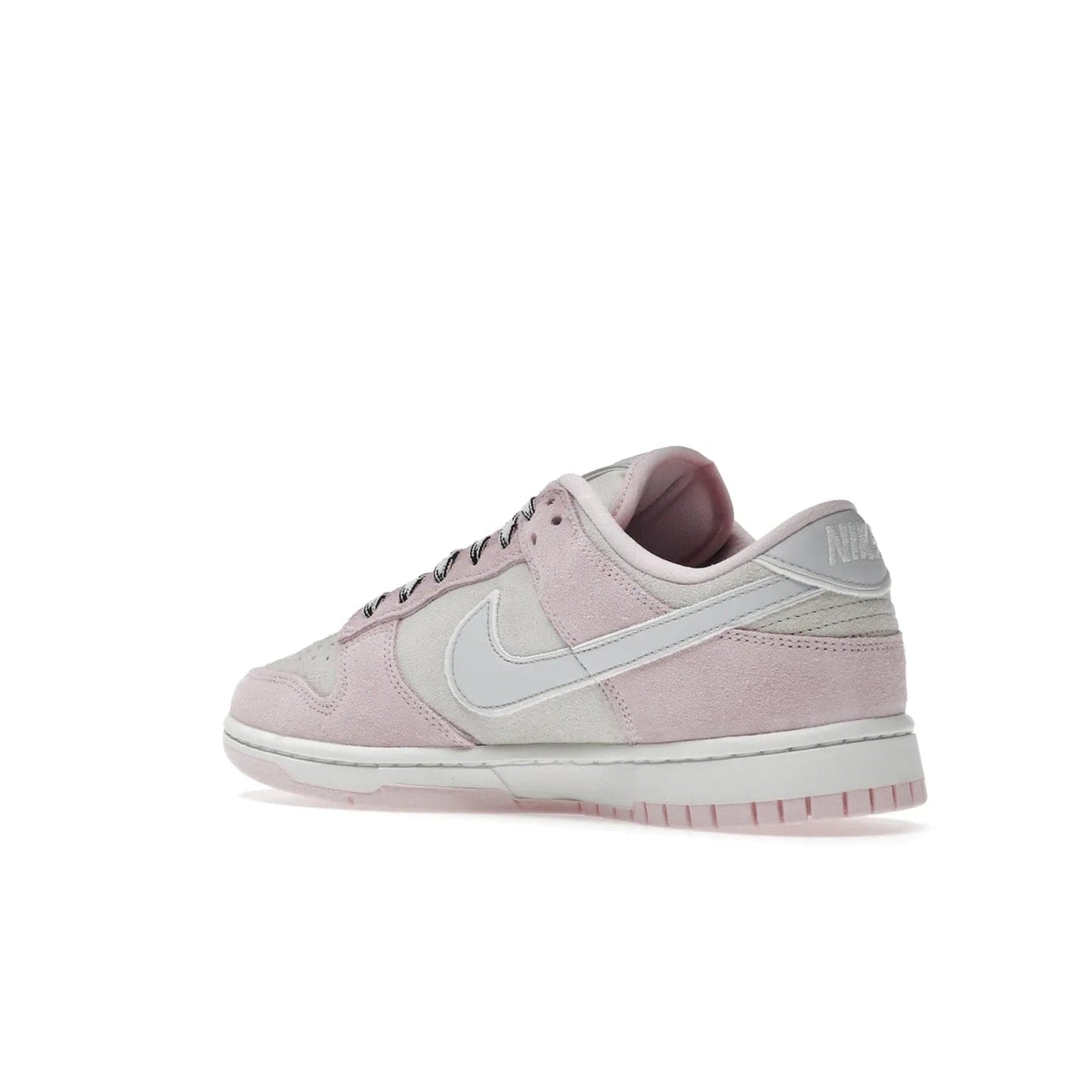 Nike Dunk Low LX Pink Foam (Women's) - Image 23 - Only at www.BallersClubKickz.com - Feminine & fashionable Nike Dunk Low LX Pink Foam W sneaker. Featuring leather and synthetic materials and durable rubber sole. Lace-up design ensures a snug fit. Released Dec. 10th 2022, $120. Stylish and comfortable.