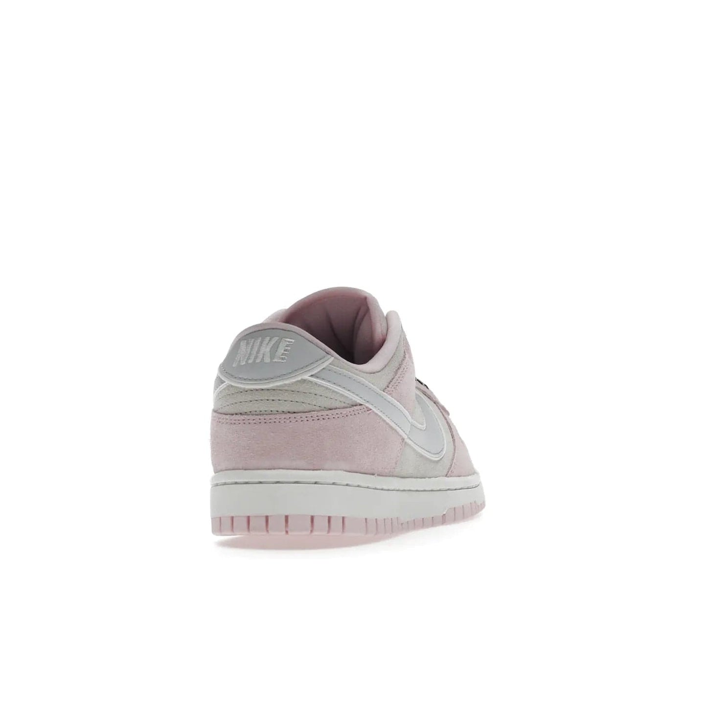 Nike Dunk Low LX Pink Foam (Women's) - Image 30 - Only at www.BallersClubKickz.com - Feminine & fashionable Nike Dunk Low LX Pink Foam W sneaker. Featuring leather and synthetic materials and durable rubber sole. Lace-up design ensures a snug fit. Released Dec. 10th 2022, $120. Stylish and comfortable.
