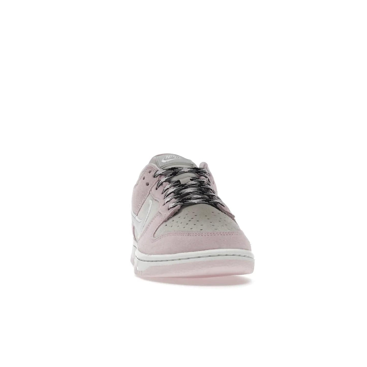 Nike Dunk Low LX Pink Foam (Women's) - Image 9 - Only at www.BallersClubKickz.com - Feminine & fashionable Nike Dunk Low LX Pink Foam W sneaker. Featuring leather and synthetic materials and durable rubber sole. Lace-up design ensures a snug fit. Released Dec. 10th 2022, $120. Stylish and comfortable.