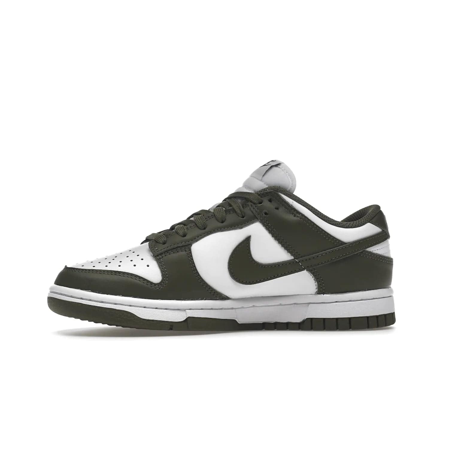 Nike Dunk Low Medium Olive (Women's) - Image 18 - Only at www.BallersClubKickz.com - #
Score a statement-making style with the Nike Dunk Low Medium Olive W. Features all-leather upper, rubber cupsole, and herringbone traction for reliable grip. Get it September 9, 2022.