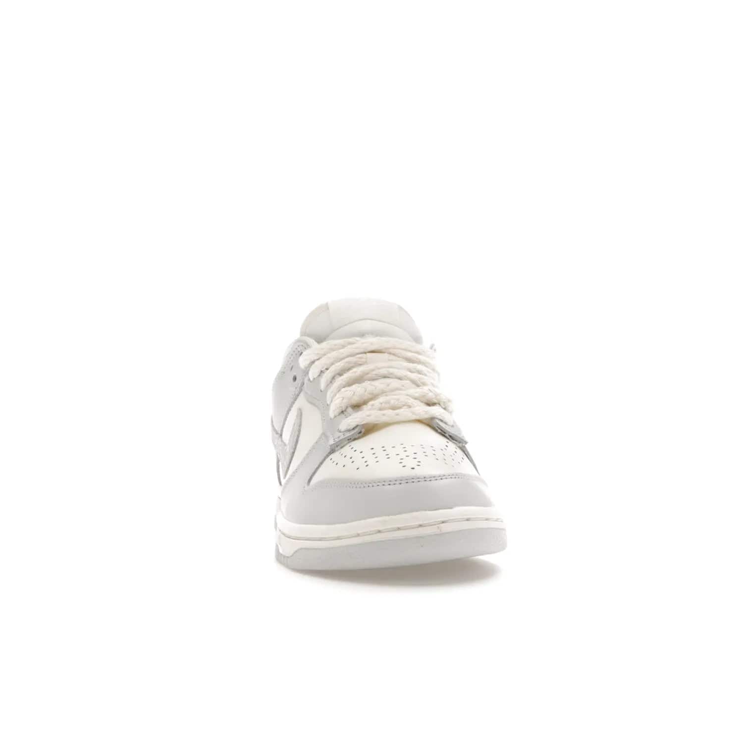 Nike Dunk Low Needlework Sail Aura (Women's) - Image 9 - Only at www.BallersClubKickz.com - Discover the Nike Dunk Low Needlework Sail Aura for Women. Boasting a beautiful Sail and Neutral Grey upper, this stylish sneaker offers durable materials with ultra-soft cushioning for all-day comfort. Get your pair today!