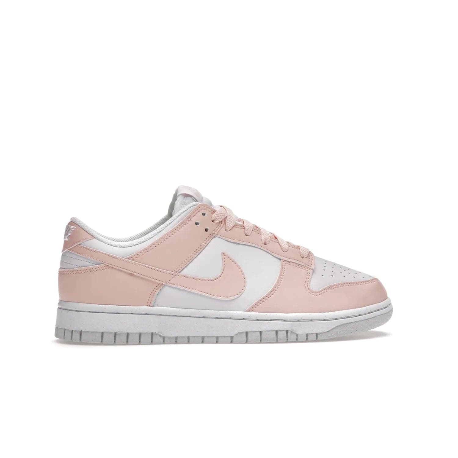 Nike Dunk Low Next Nature Pale Coral (Women's) - Image 36 - Only at www.BallersClubKickz.com - Elevate your style with the limited-edition Nike Dunk Low Next Nature Pale Coral. Featuring flyleather upper, Pale Coral overlays, Swooshes, and matching soles. Out Nov 2021.