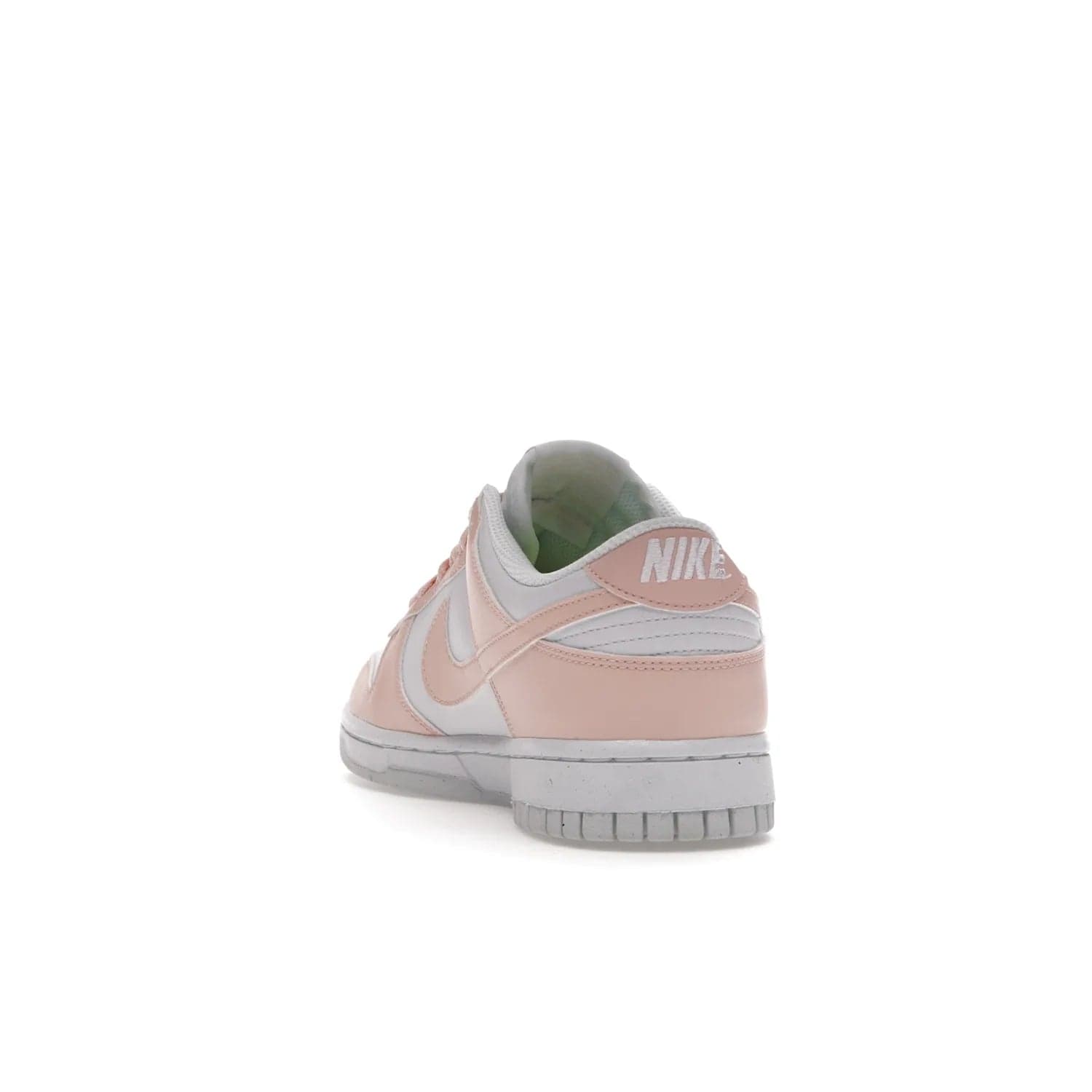 Nike Dunk Low Next Nature Pale Coral (Women's) - Image 26 - Only at www.BallersClubKickz.com - Elevate your style with the limited-edition Nike Dunk Low Next Nature Pale Coral. Featuring flyleather upper, Pale Coral overlays, Swooshes, and matching soles. Out Nov 2021.