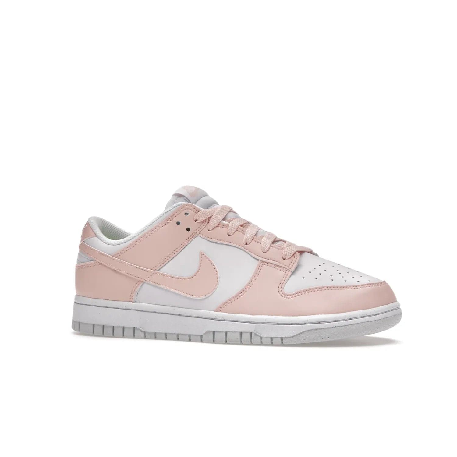 Nike Dunk Low Next Nature Pale Coral (Women's) - Image 3 - Only at www.BallersClubKickz.com - Elevate your style with the limited-edition Nike Dunk Low Next Nature Pale Coral. Featuring flyleather upper, Pale Coral overlays, Swooshes, and matching soles. Out Nov 2021.