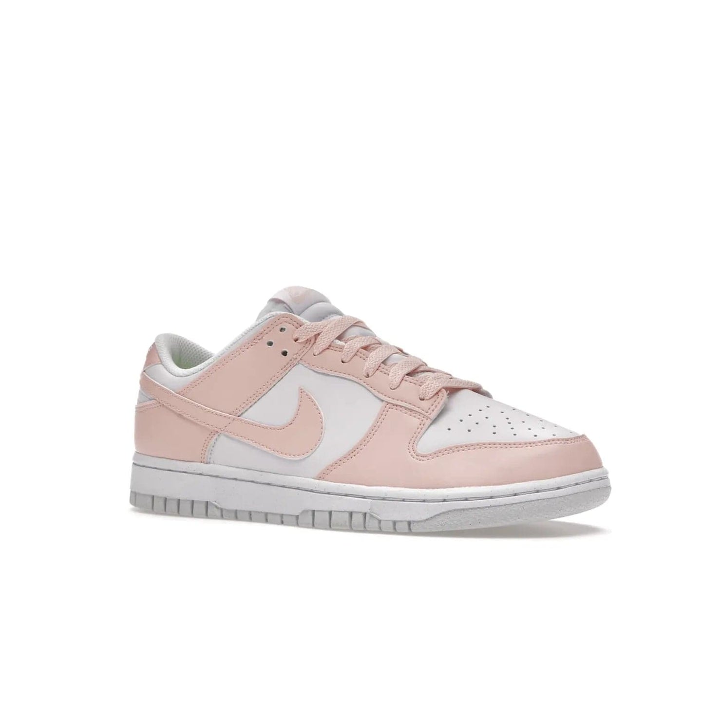 Nike Dunk Low Next Nature Pale Coral (Women's) - Image 4 - Only at www.BallersClubKickz.com - Elevate your style with the limited-edition Nike Dunk Low Next Nature Pale Coral. Featuring flyleather upper, Pale Coral overlays, Swooshes, and matching soles. Out Nov 2021.