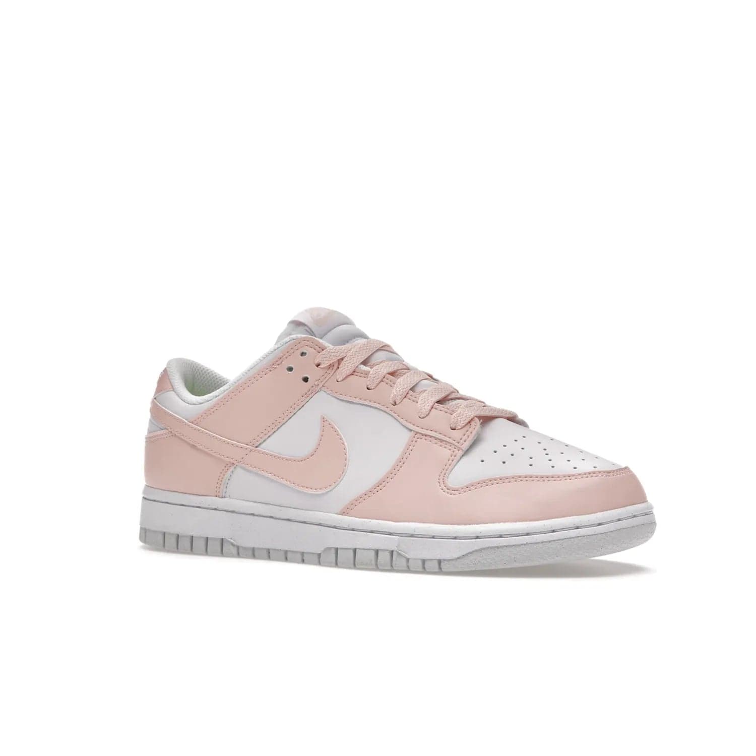 Nike Dunk Low Next Nature Pale Coral (Women's) - Image 4 - Only at www.BallersClubKickz.com - Elevate your style with the limited-edition Nike Dunk Low Next Nature Pale Coral. Featuring flyleather upper, Pale Coral overlays, Swooshes, and matching soles. Out Nov 2021.