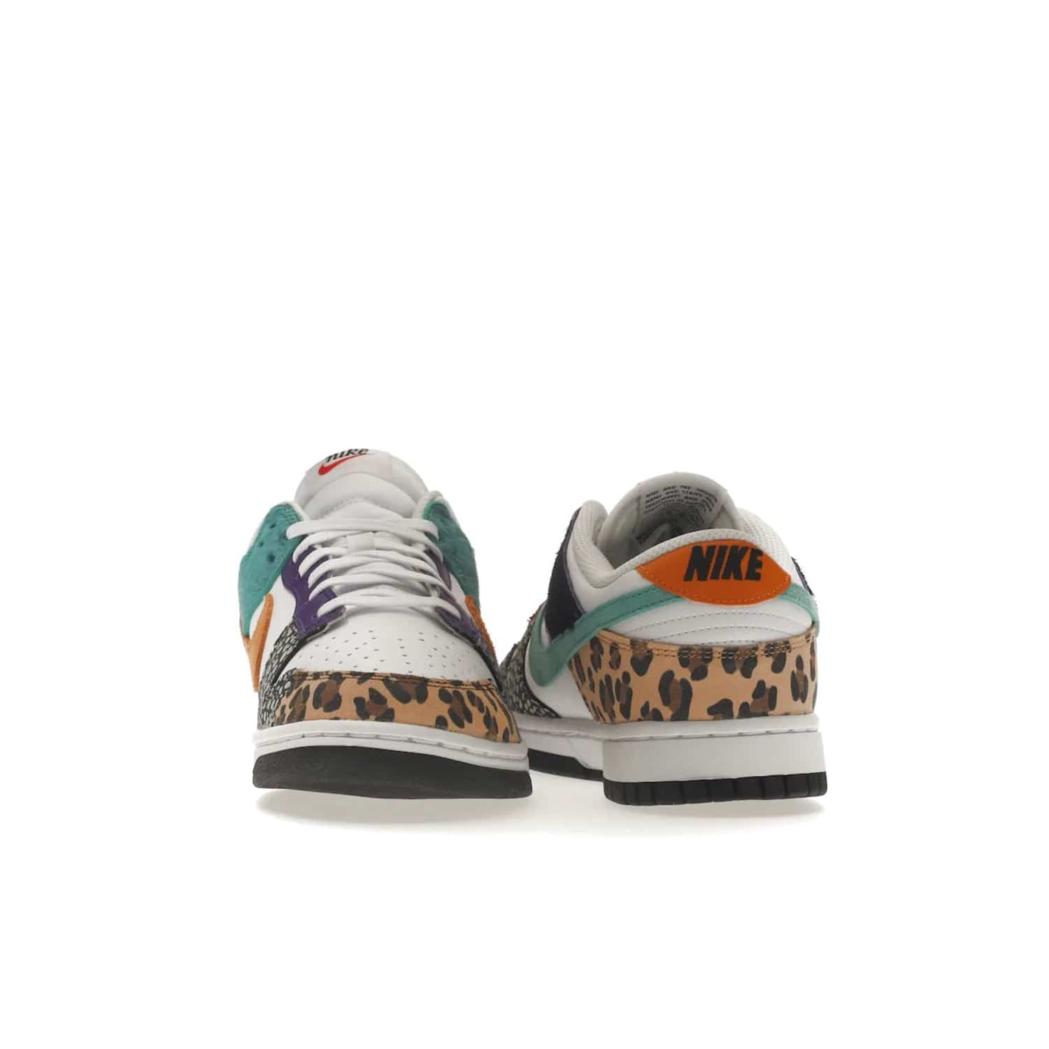 Nike Dunk Low Safari Mix (Women's) - Image 27 - Only at www.BallersClubKickz.com - Express your unique style with the Women’s Nike Dunk Low Safari Mix. Featuring a vibrant mix of white leather, leopard Durabuck, faux-horsehair, suede, and more, this stylish sneaker will turn heads. Shop now for a bold look at an affordable $120 price tag. Available in May 2022.