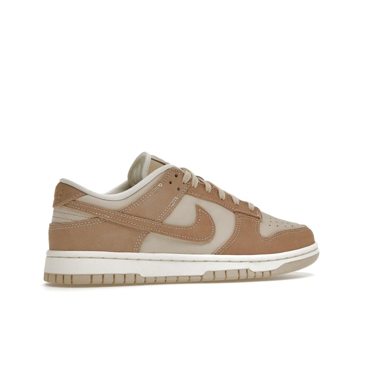Nike Dunk Low SE Sand Drift (Women's) - Image 35 - Only at www.BallersClubKickz.com - Get the classic style and all-day comfort of the Women's Nike Dunk Low SE Sand Drift. The perfect shoe for day-to-night looks, featuring a combination sand drift and hemp-sail upper, white midsole and tan outsole. Shop now and experience the fashion and function.