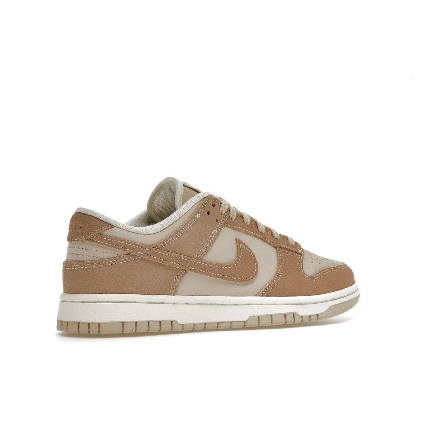 Nike Dunk Low SE Sand Drift (Women's) - Image 34 - Only at www.BallersClubKickz.com - Get the classic style and all-day comfort of the Women's Nike Dunk Low SE Sand Drift. The perfect shoe for day-to-night looks, featuring a combination sand drift and hemp-sail upper, white midsole and tan outsole. Shop now and experience the fashion and function.