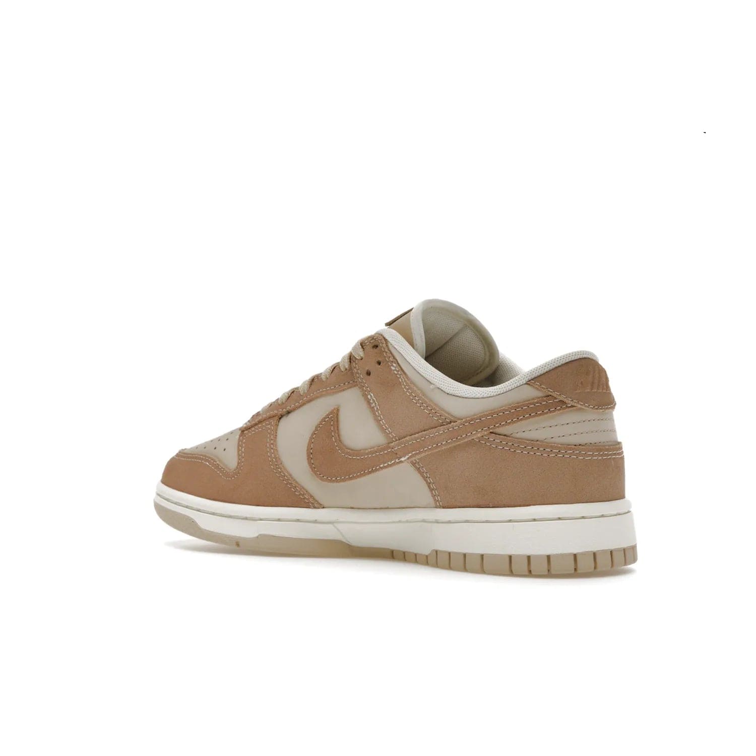 Nike Dunk Low SE Sand Drift (Women's) - Image 23 - Only at www.BallersClubKickz.com - Get the classic style and all-day comfort of the Women's Nike Dunk Low SE Sand Drift. The perfect shoe for day-to-night looks, featuring a combination sand drift and hemp-sail upper, white midsole and tan outsole. Shop now and experience the fashion and function.