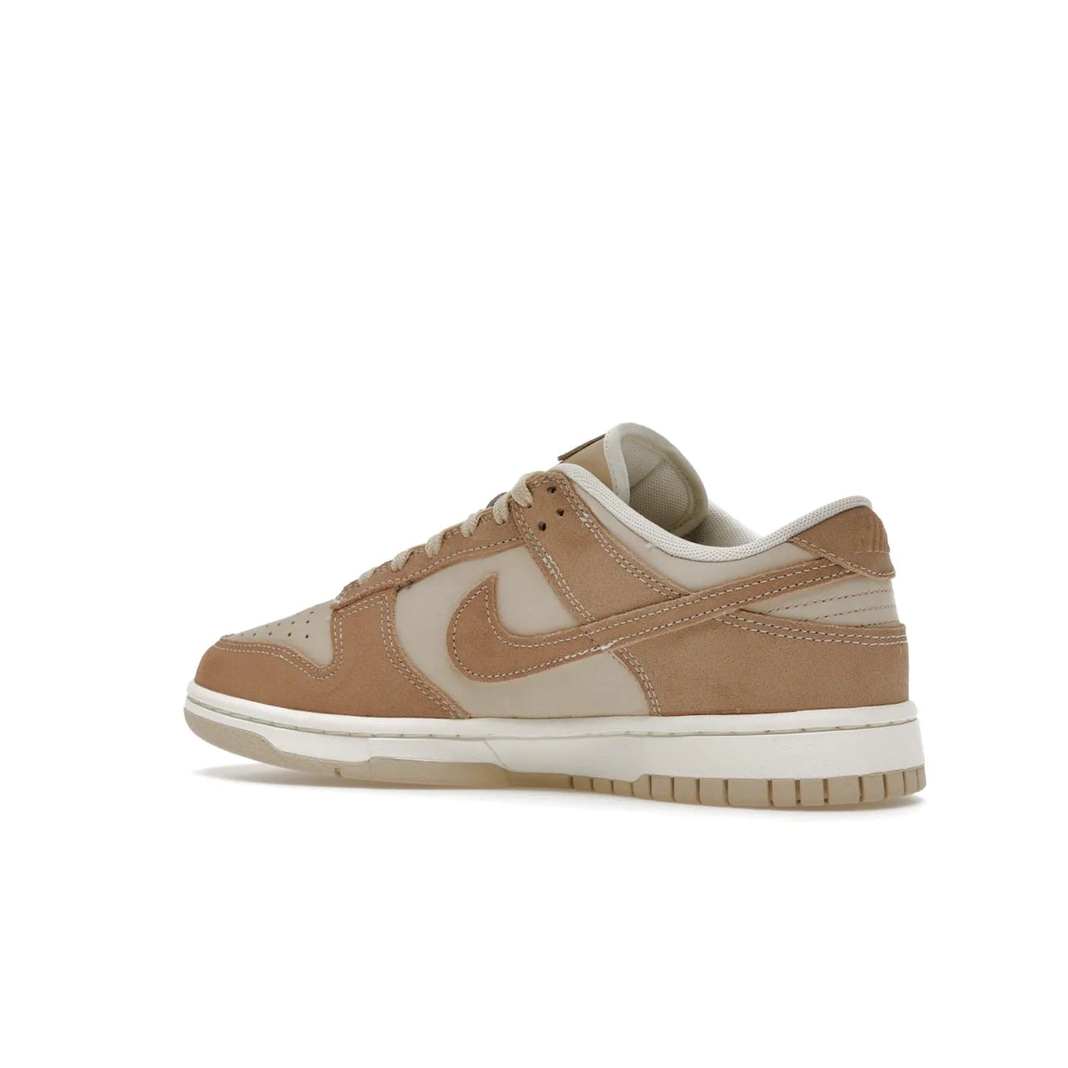 Nike Dunk Low SE Sand Drift (Women's) - Image 22 - Only at www.BallersClubKickz.com - Get the classic style and all-day comfort of the Women's Nike Dunk Low SE Sand Drift. The perfect shoe for day-to-night looks, featuring a combination sand drift and hemp-sail upper, white midsole and tan outsole. Shop now and experience the fashion and function.