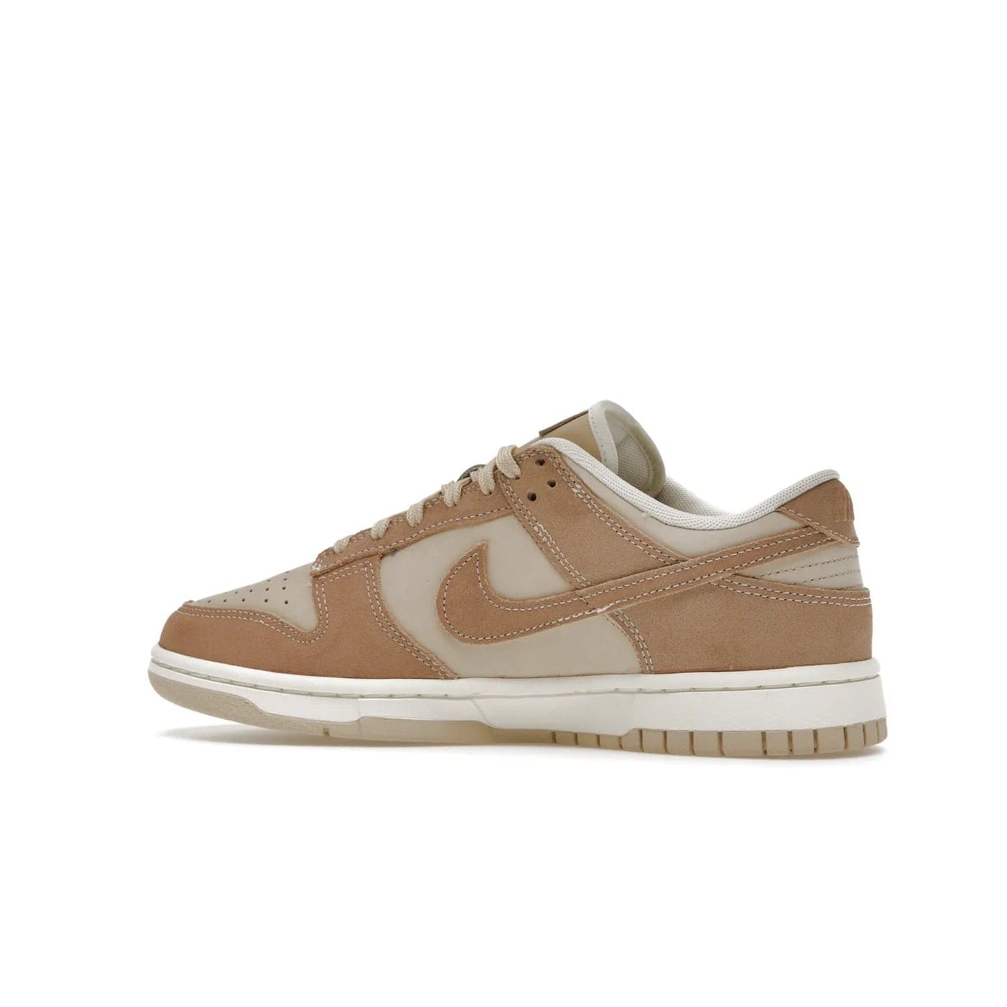 Nike Dunk Low SE Sand Drift (Women's) - Image 21 - Only at www.BallersClubKickz.com - Get the classic style and all-day comfort of the Women's Nike Dunk Low SE Sand Drift. The perfect shoe for day-to-night looks, featuring a combination sand drift and hemp-sail upper, white midsole and tan outsole. Shop now and experience the fashion and function.