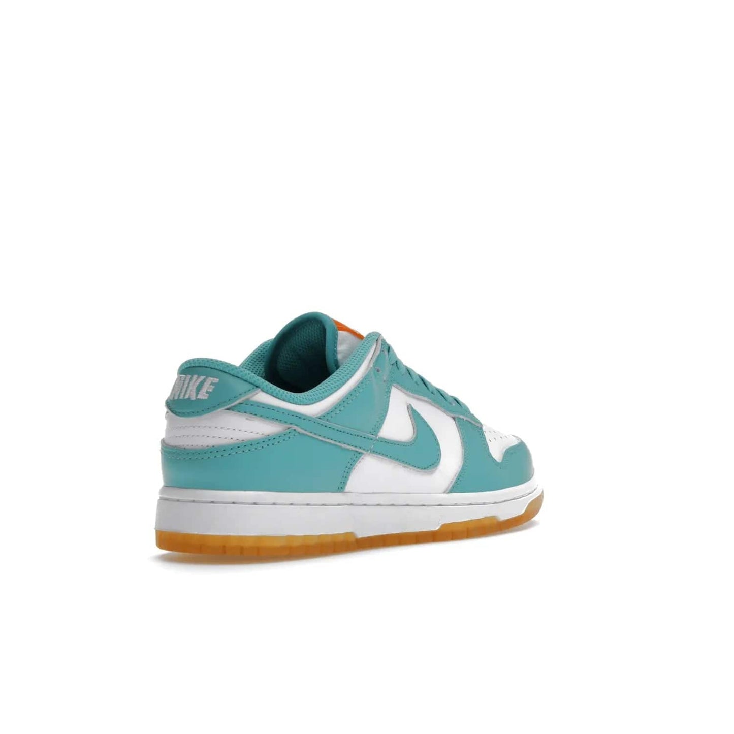 Nike Dunk Low Teal Zeal (Women's) - Image 32 - Only at www.BallersClubKickz.com - A white leather upper with teal overlays and Swooshes, plus yellow and embroidered accents make the Nike Dunk Low Teal Zeal (Women's) the perfect statement piece for any wardrobe.