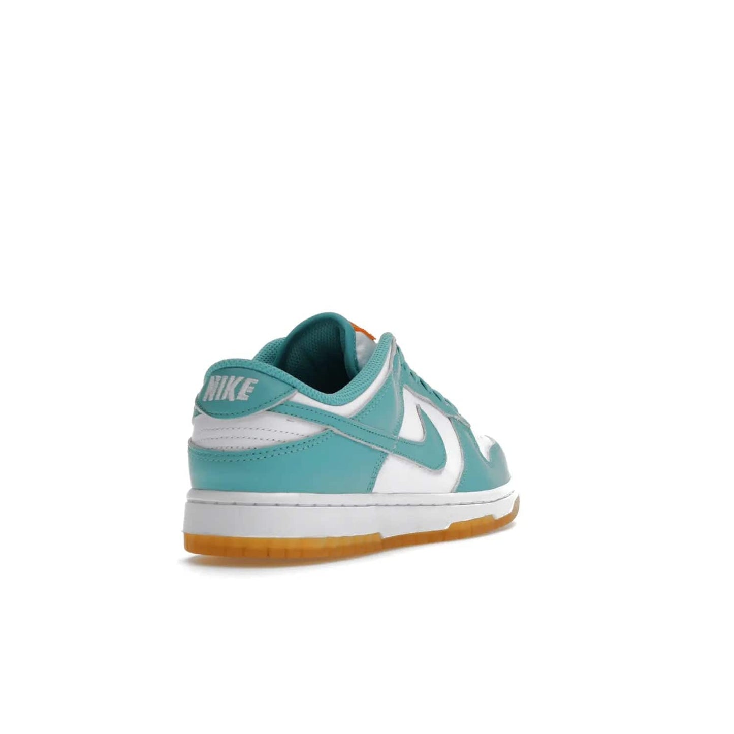 Nike Dunk Low Teal Zeal (Women's) - Image 31 - Only at www.BallersClubKickz.com - A white leather upper with teal overlays and Swooshes, plus yellow and embroidered accents make the Nike Dunk Low Teal Zeal (Women's) the perfect statement piece for any wardrobe.