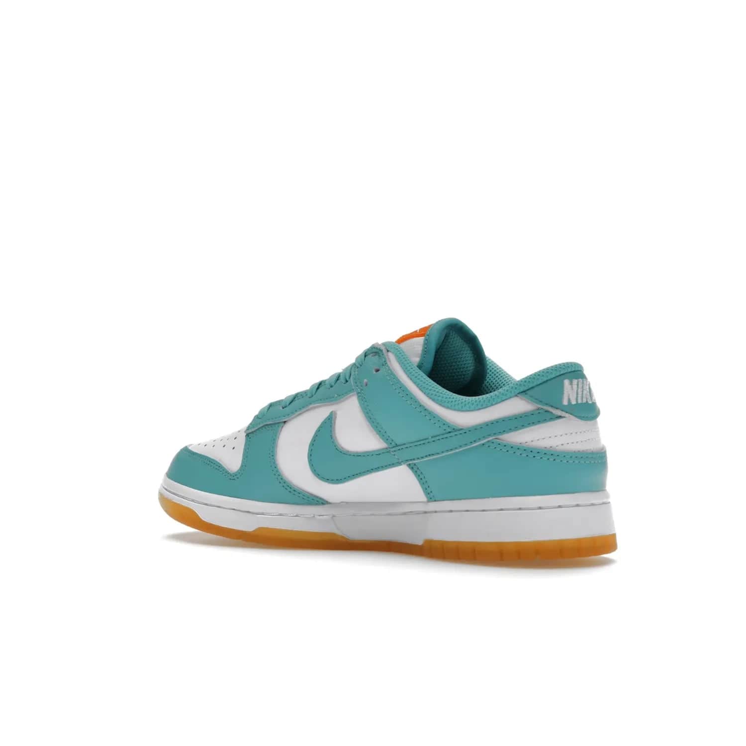 Nike Dunk Low Teal Zeal (Women's) - Image 23 - Only at www.BallersClubKickz.com - A white leather upper with teal overlays and Swooshes, plus yellow and embroidered accents make the Nike Dunk Low Teal Zeal (Women's) the perfect statement piece for any wardrobe.