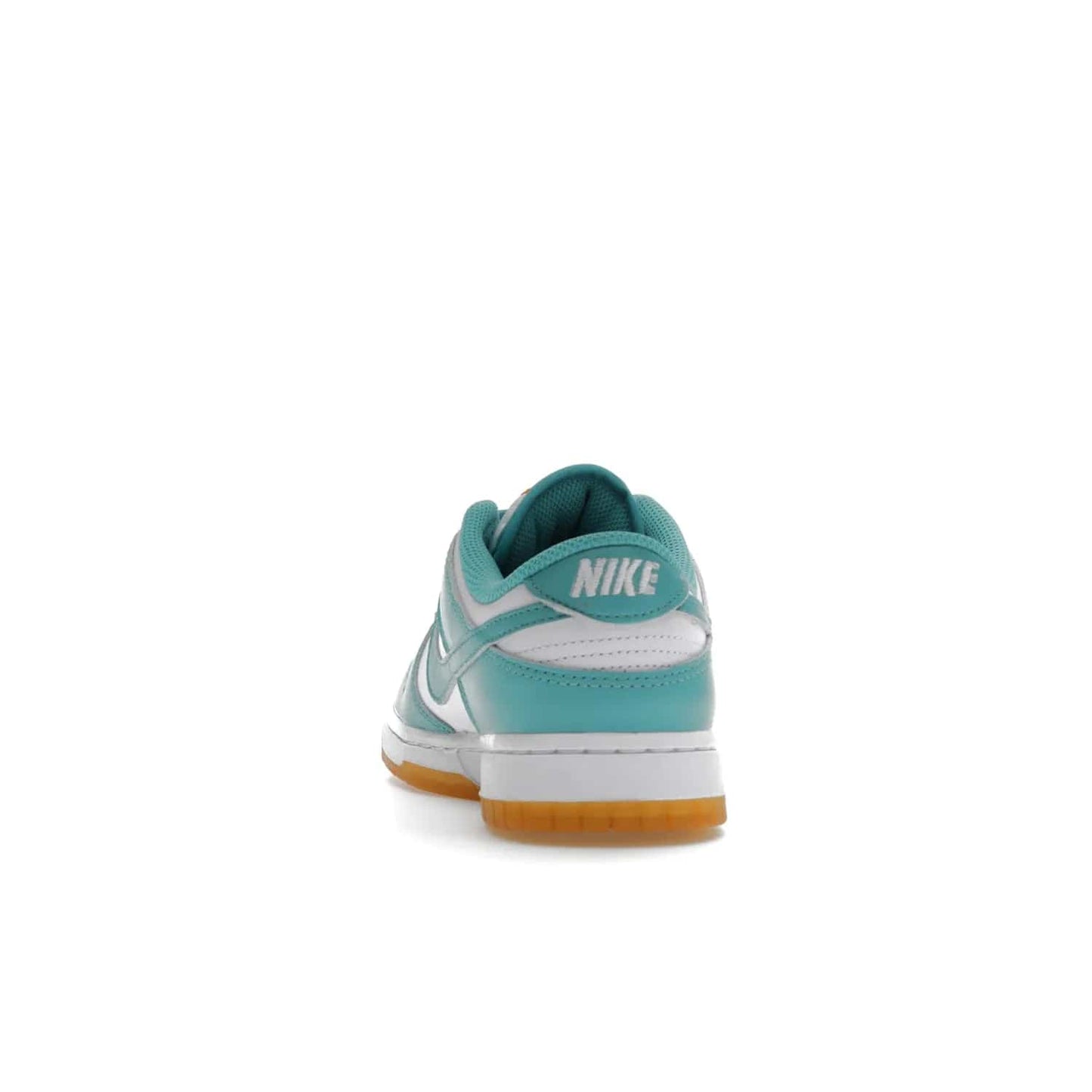 Nike Dunk Low Teal Zeal (Women's) - Image 27 - Only at www.BallersClubKickz.com - A white leather upper with teal overlays and Swooshes, plus yellow and embroidered accents make the Nike Dunk Low Teal Zeal (Women's) the perfect statement piece for any wardrobe.