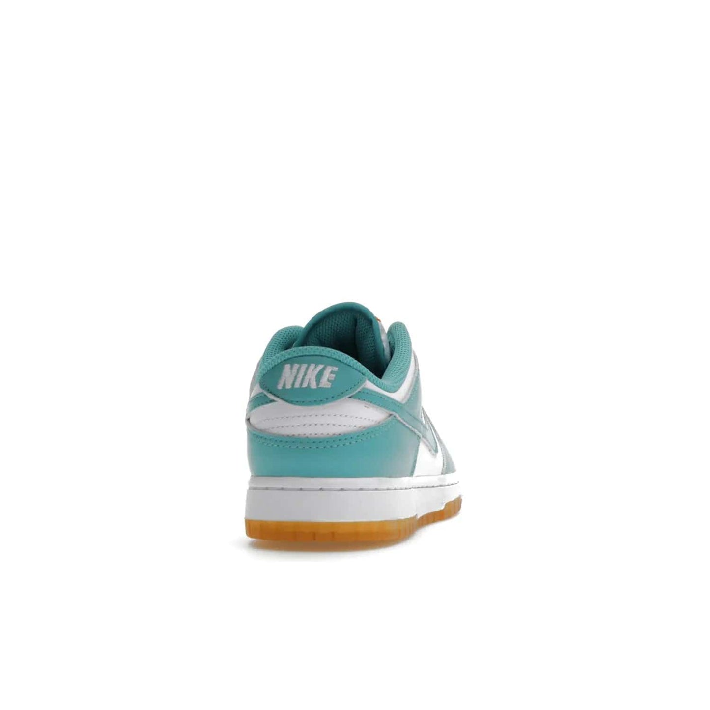 Nike Dunk Low Teal Zeal (Women's) - Image 29 - Only at www.BallersClubKickz.com - A white leather upper with teal overlays and Swooshes, plus yellow and embroidered accents make the Nike Dunk Low Teal Zeal (Women's) the perfect statement piece for any wardrobe.