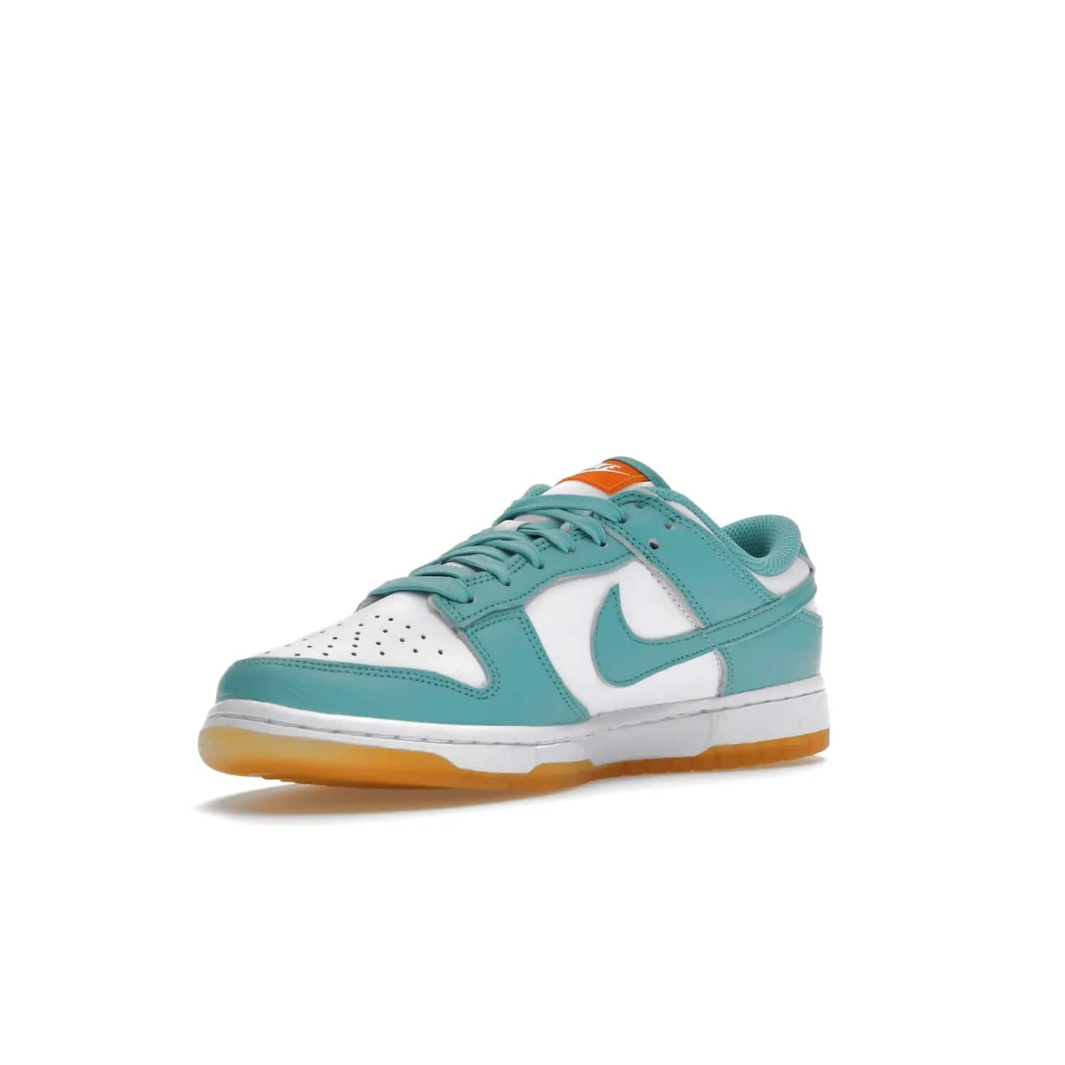 Nike Dunk Low Teal Zeal (Women's) - Image 15 - Only at www.BallersClubKickz.com - A white leather upper with teal overlays and Swooshes, plus yellow and embroidered accents make the Nike Dunk Low Teal Zeal (Women's) the perfect statement piece for any wardrobe.
