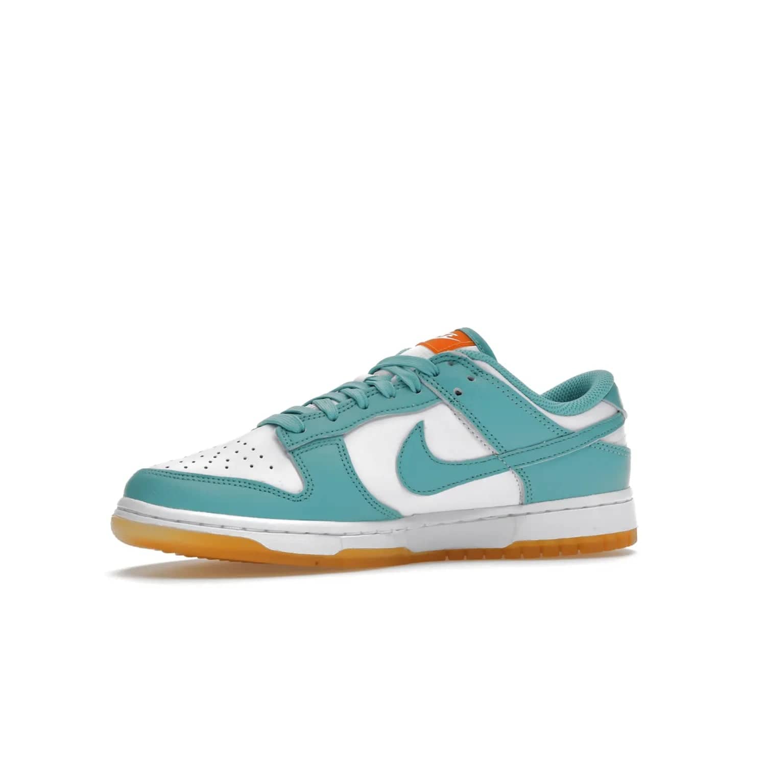 Nike Dunk Low Teal Zeal (Women's) - Image 17 - Only at www.BallersClubKickz.com - A white leather upper with teal overlays and Swooshes, plus yellow and embroidered accents make the Nike Dunk Low Teal Zeal (Women's) the perfect statement piece for any wardrobe.