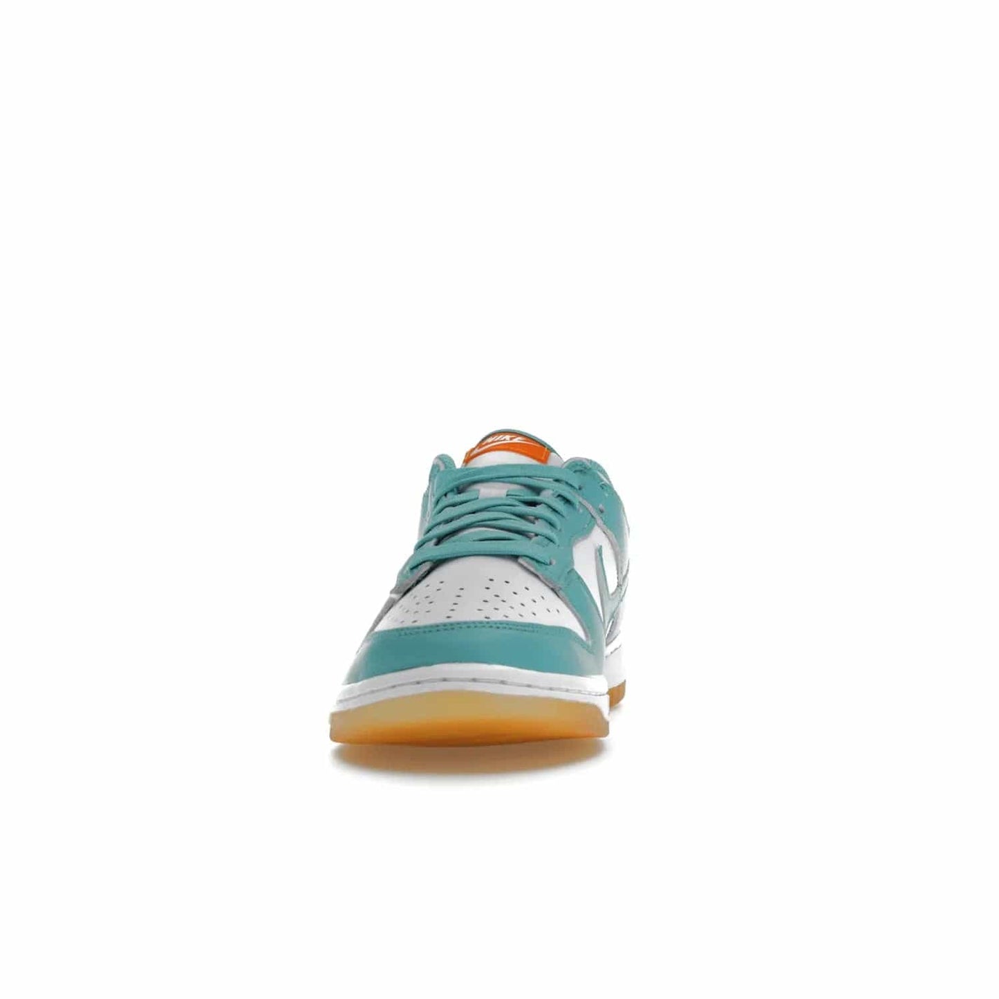 Nike Dunk Low Teal Zeal (Women's) - Image 11 - Only at www.BallersClubKickz.com - A white leather upper with teal overlays and Swooshes, plus yellow and embroidered accents make the Nike Dunk Low Teal Zeal (Women's) the perfect statement piece for any wardrobe.
