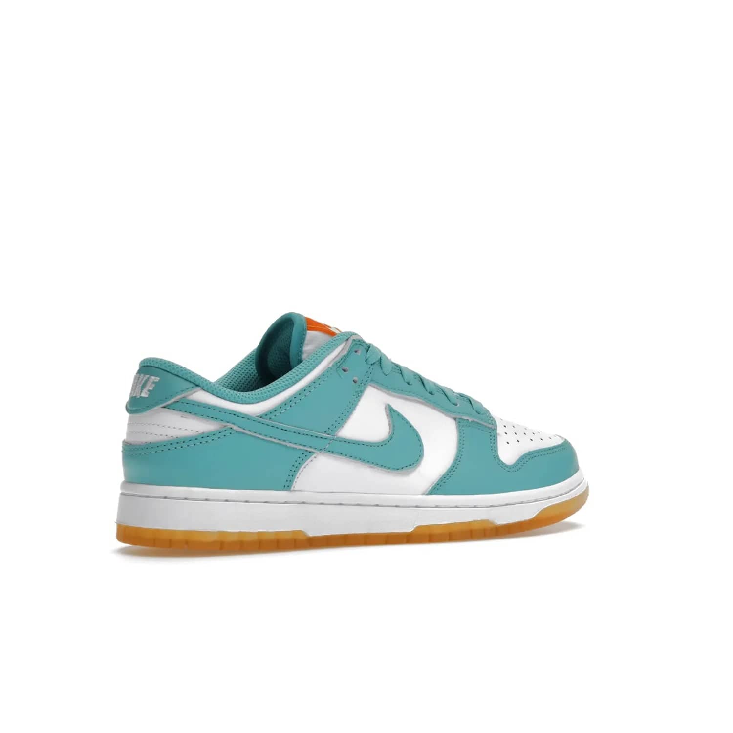 Nike Dunk Low Teal Zeal (Women's) - Image 34 - Only at www.BallersClubKickz.com - A white leather upper with teal overlays and Swooshes, plus yellow and embroidered accents make the Nike Dunk Low Teal Zeal (Women's) the perfect statement piece for any wardrobe.