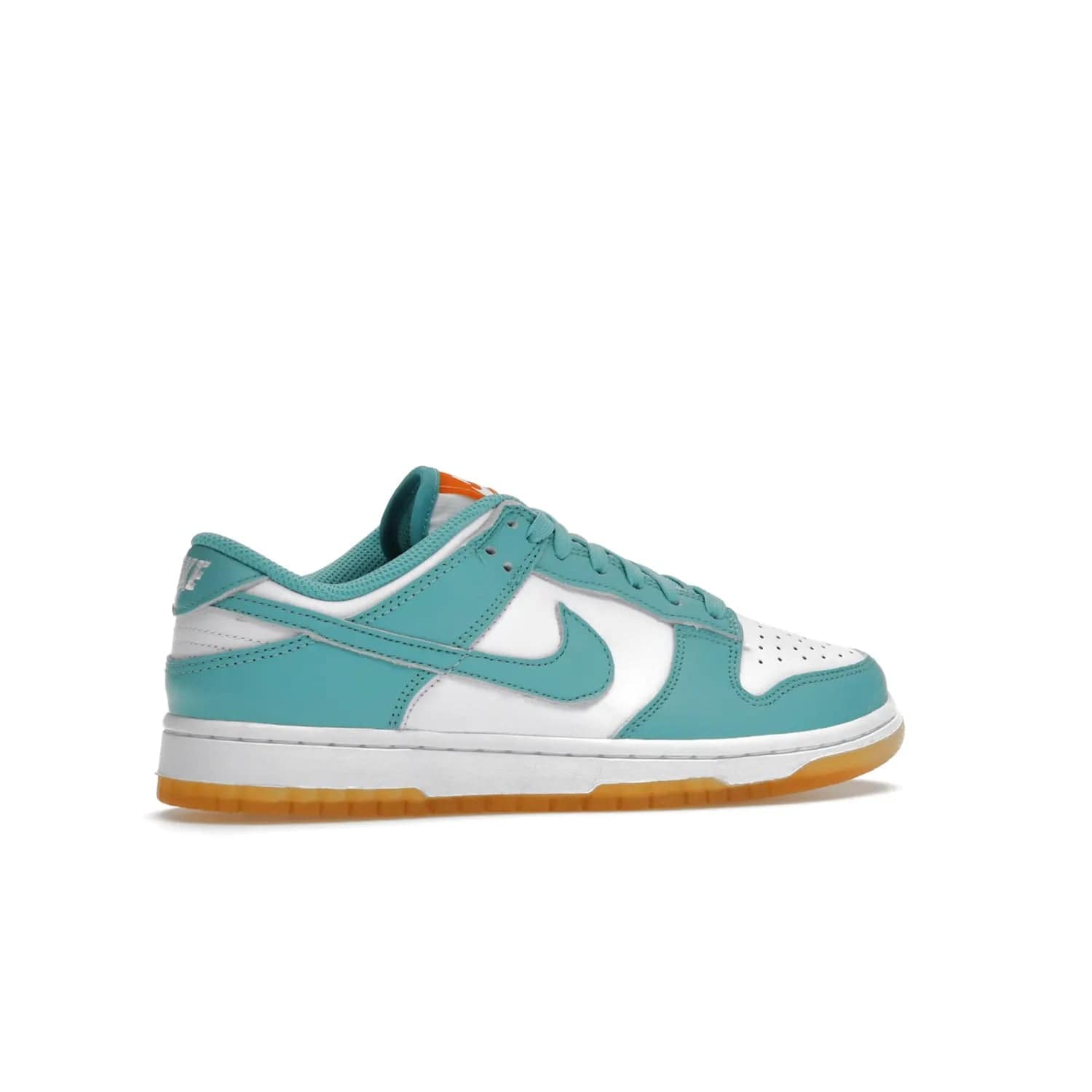 Nike Dunk Low Teal Zeal (Women's) - Image 35 - Only at www.BallersClubKickz.com - A white leather upper with teal overlays and Swooshes, plus yellow and embroidered accents make the Nike Dunk Low Teal Zeal (Women's) the perfect statement piece for any wardrobe.